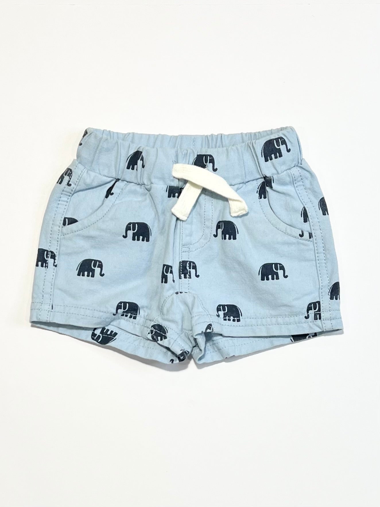 Blue elephant shorts - Size 000