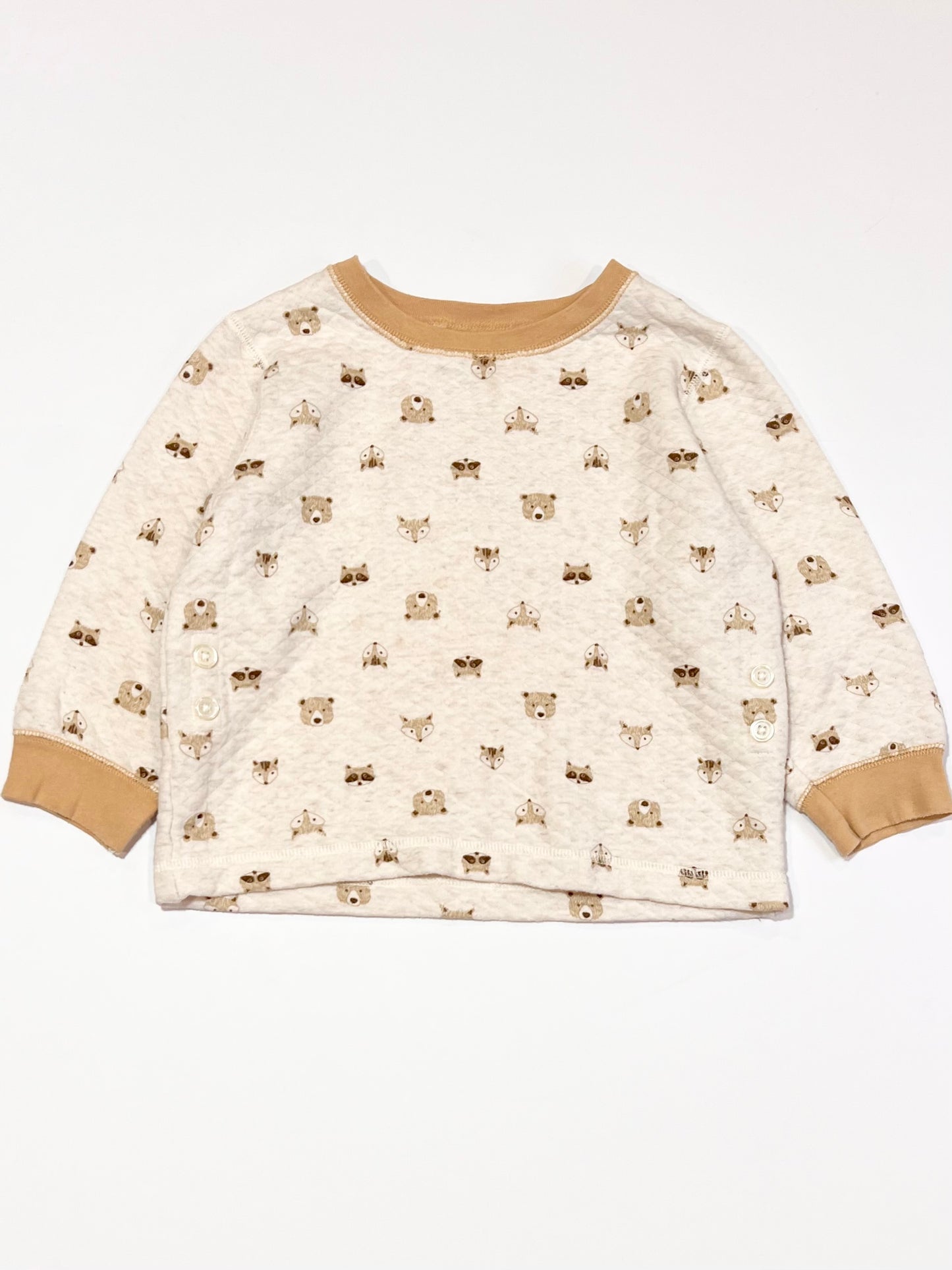 Animals quilted sweater - Size 3