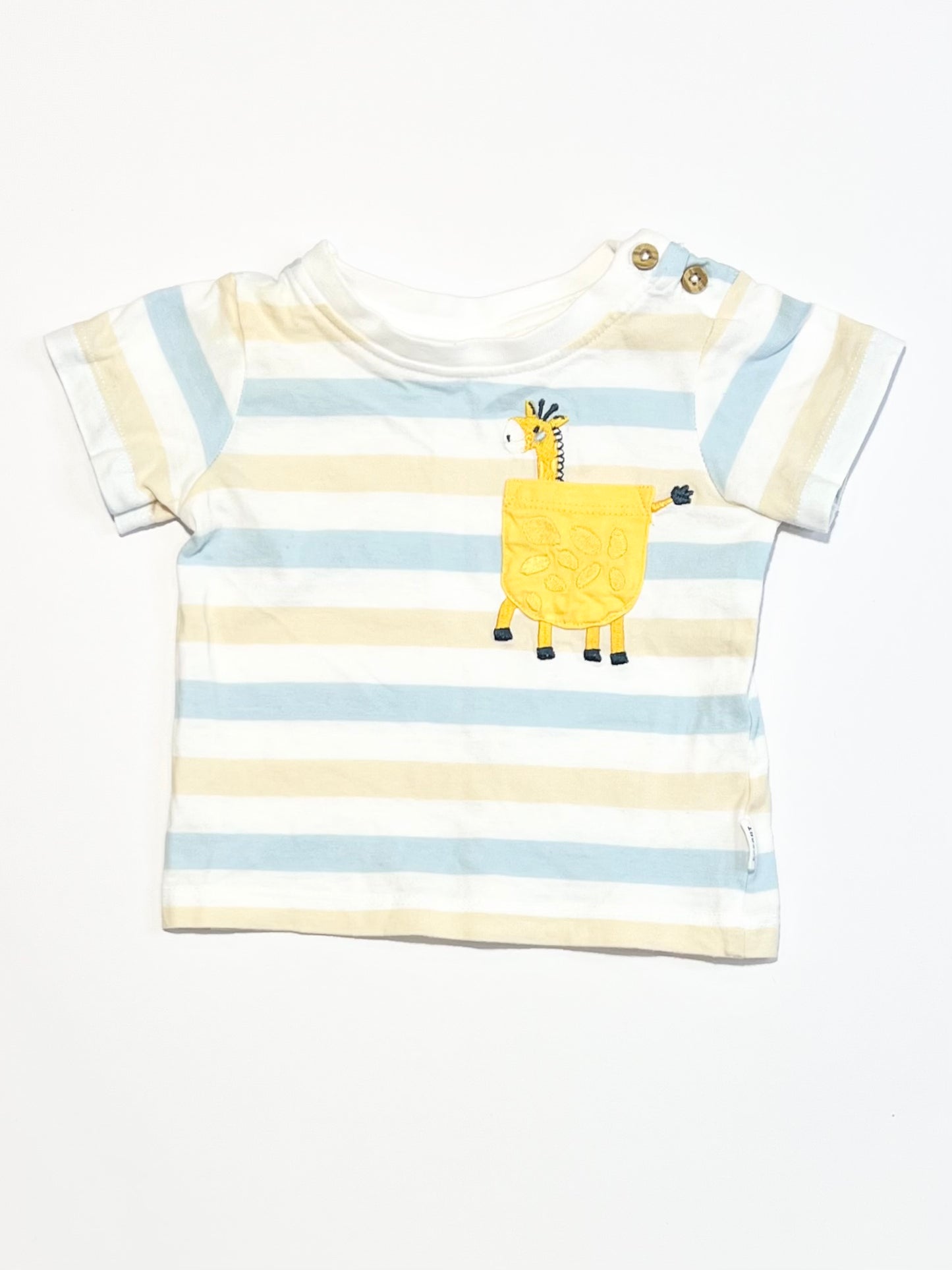 Striped giraffe tee - Size 000