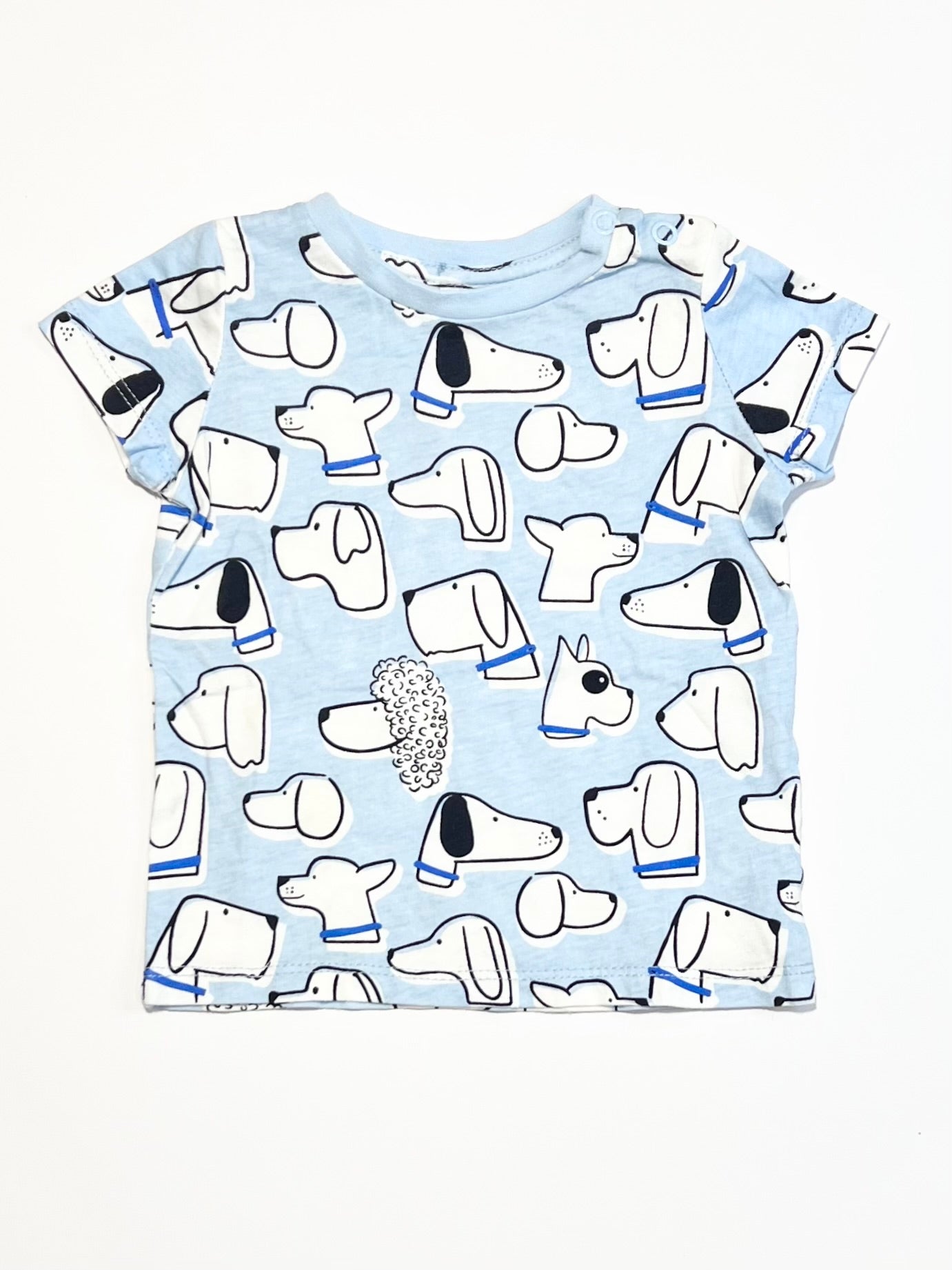 Blue pups tee - SIze 000