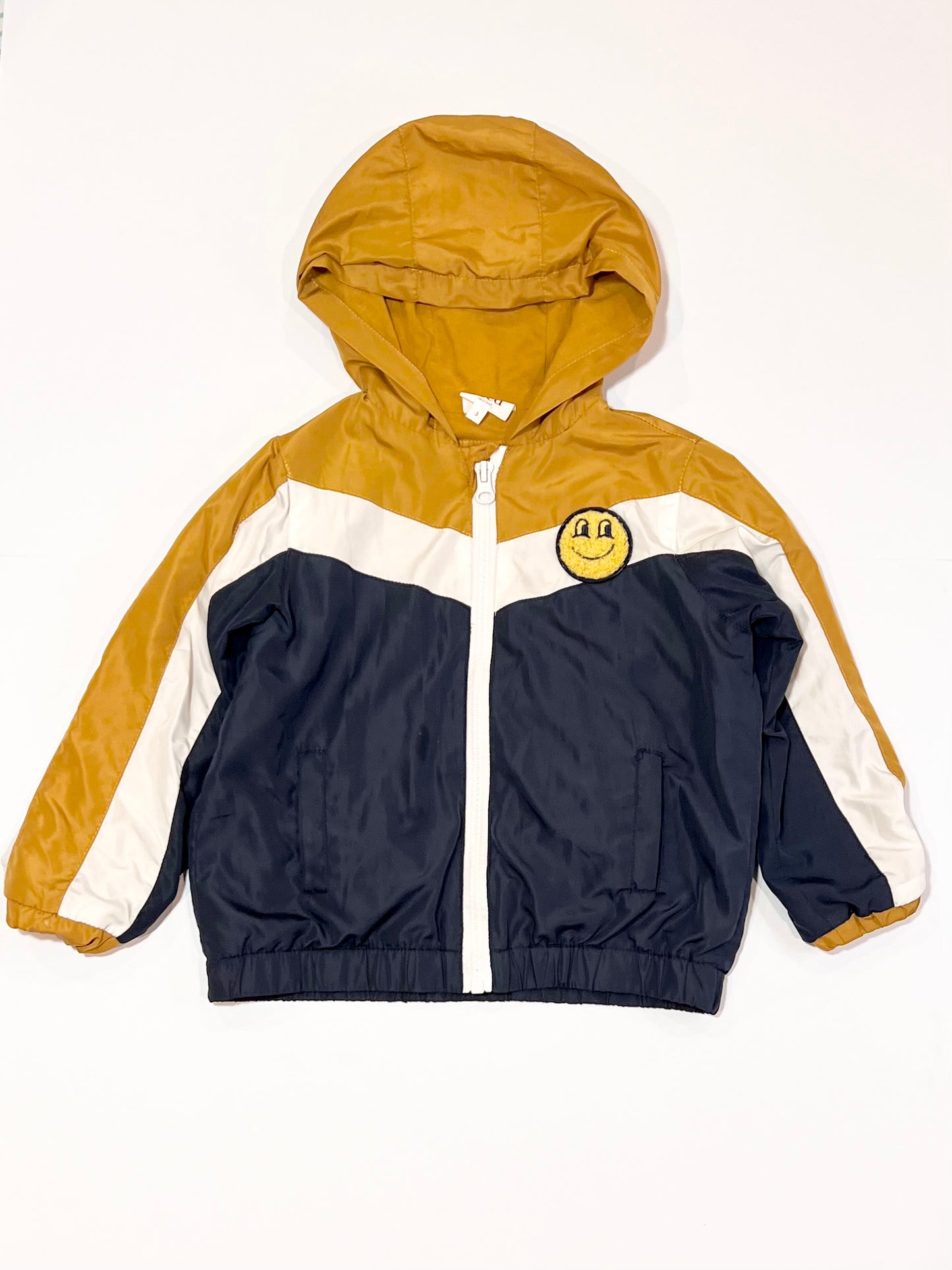 Smiley face spray jacket - Size 3