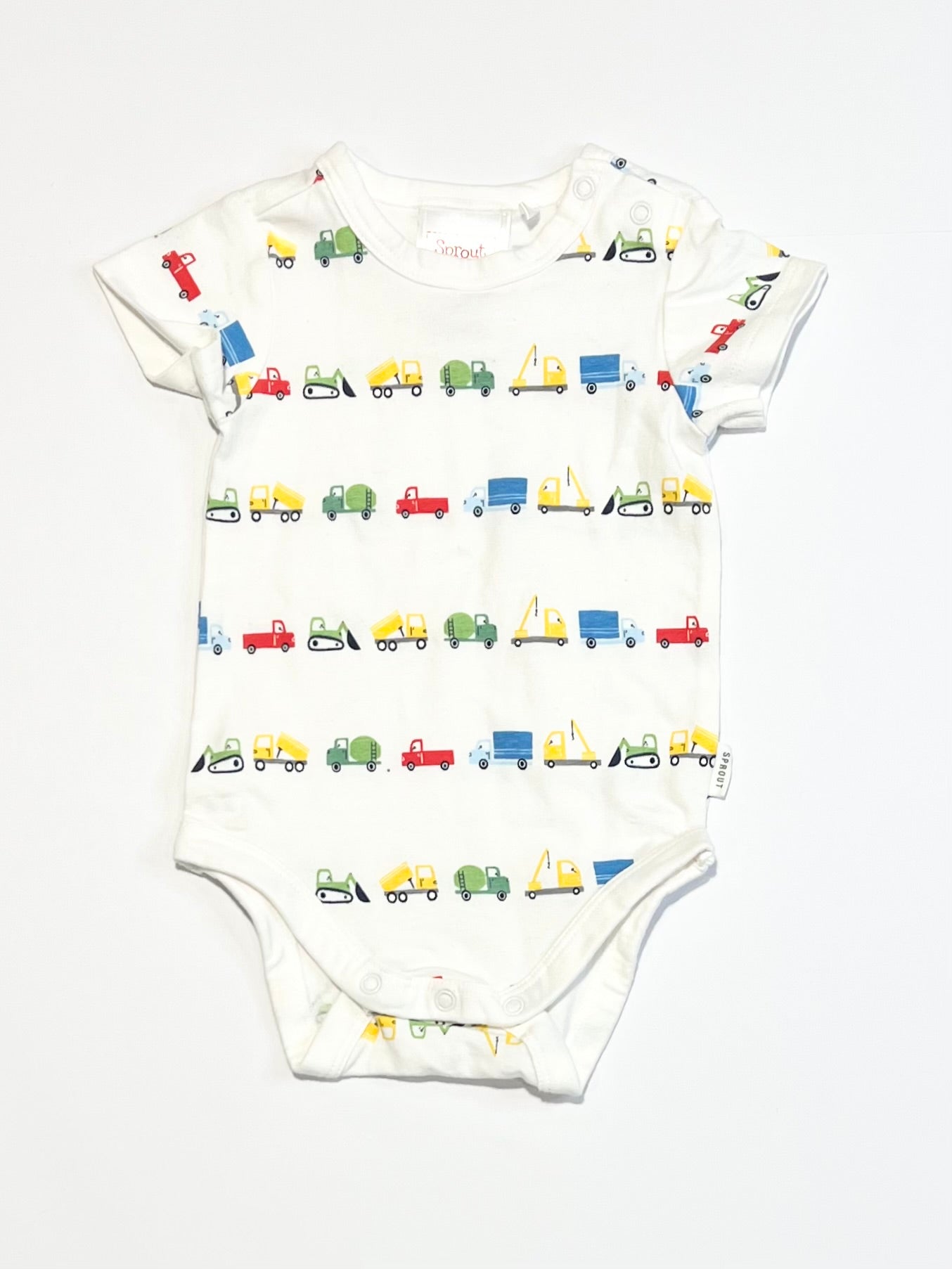 Trucks and diggers bodysuit - Size 000