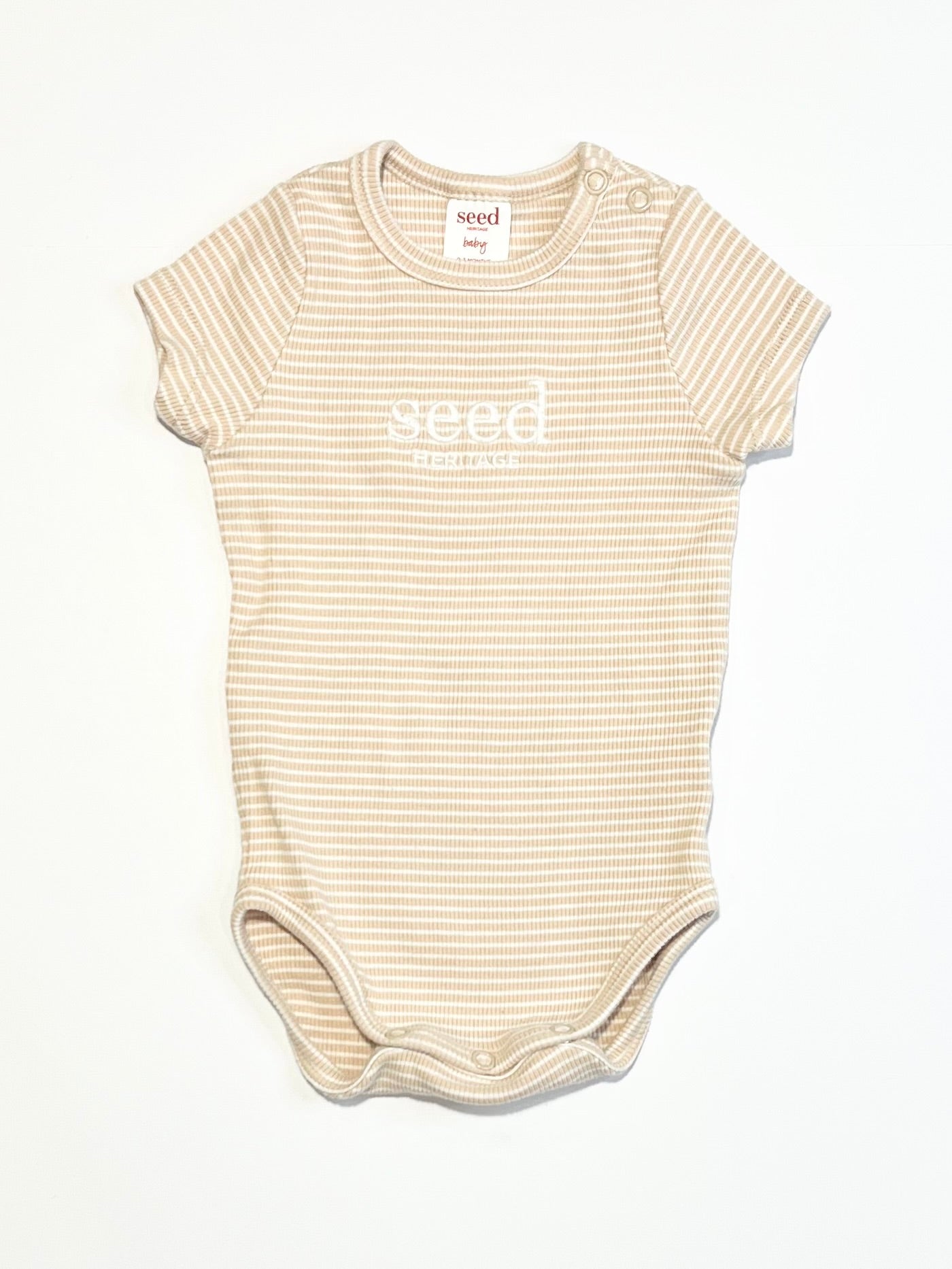Ribbed logo bodysuit - Size 000