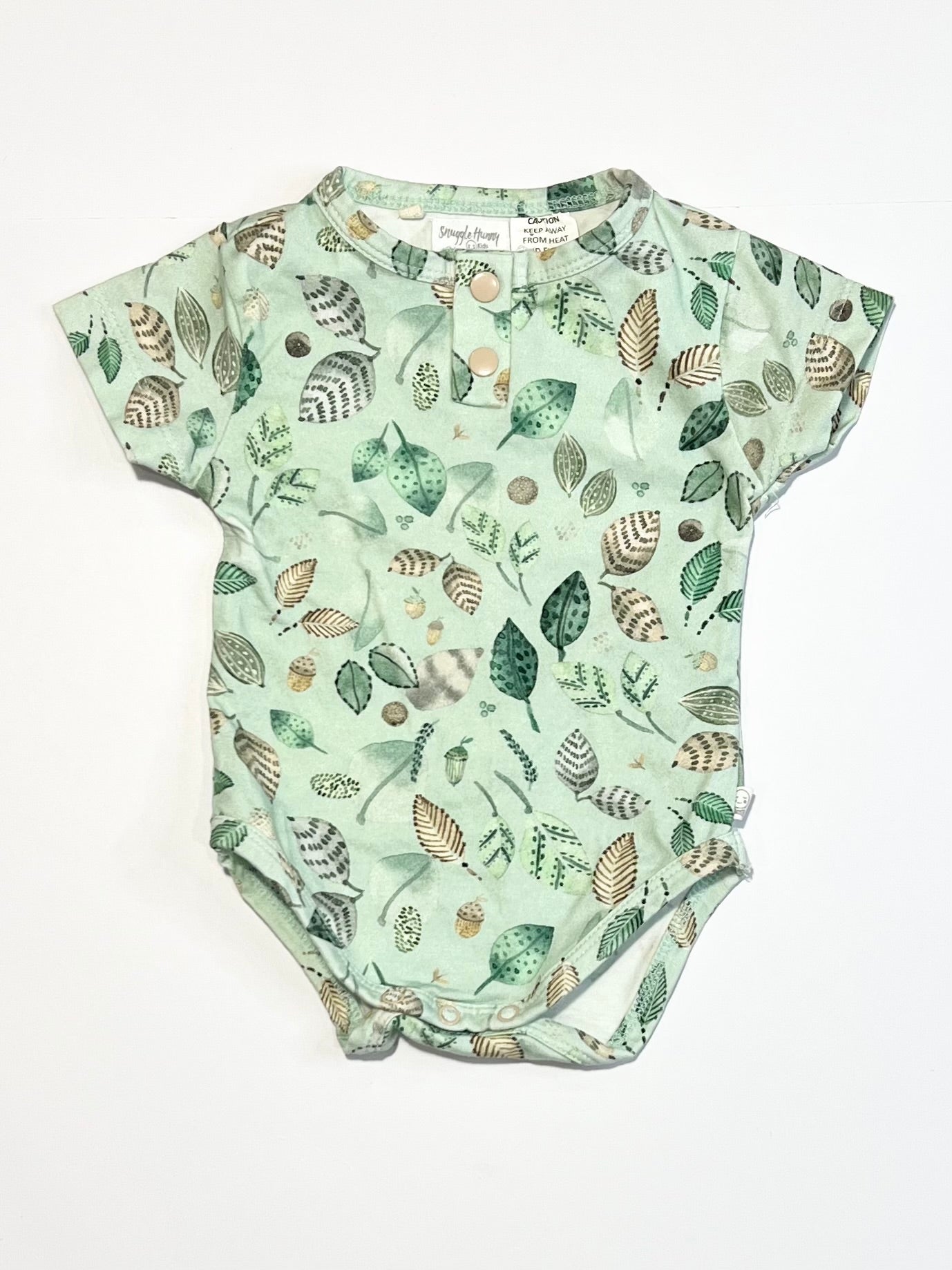Green leafy bodysuit - Size 000