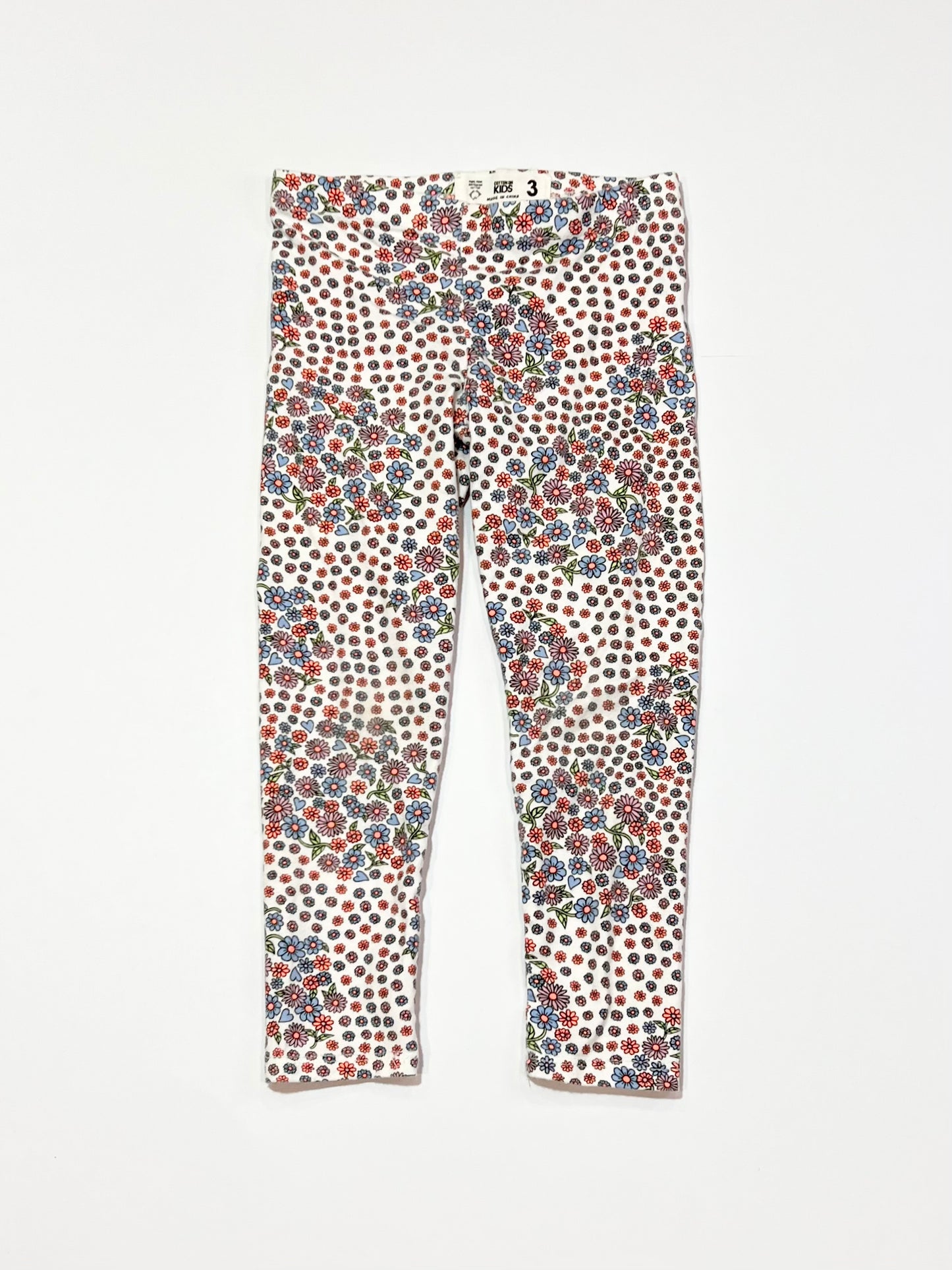 Floral leggings - Size 3