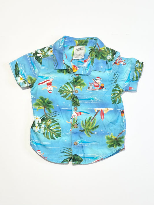 Surfing Santa shirt - Size 0