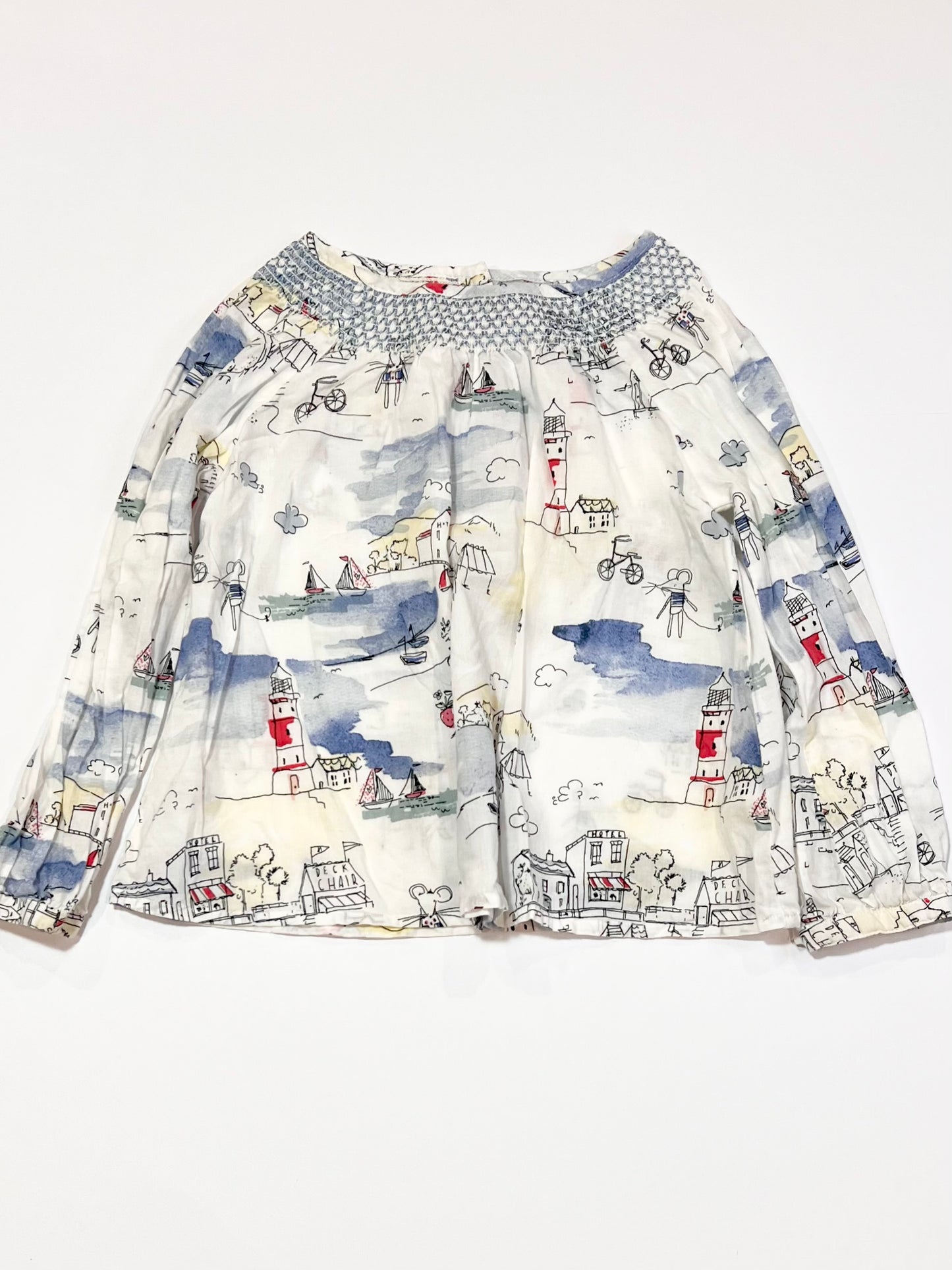 Mouse at the seaside top - Size 3-4