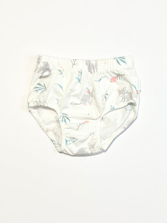 Aussie animals nappy cover - Size 000