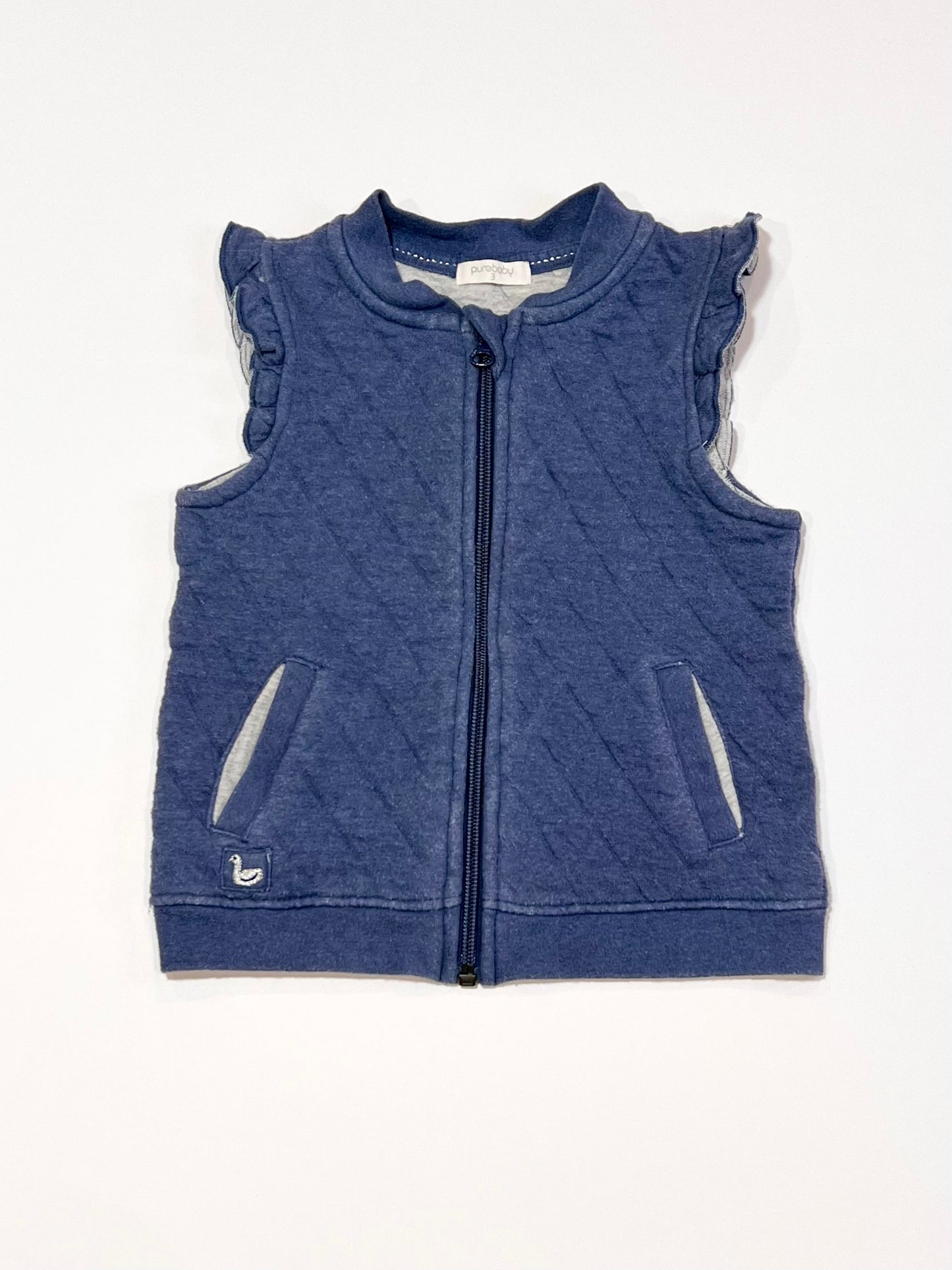 Blue quilted vest - Size 3