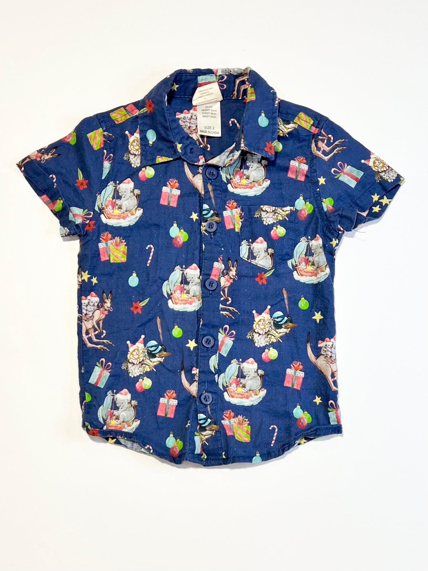Christmas character shirt - Size 2
