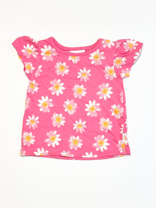 Pink floral tee - Size 000