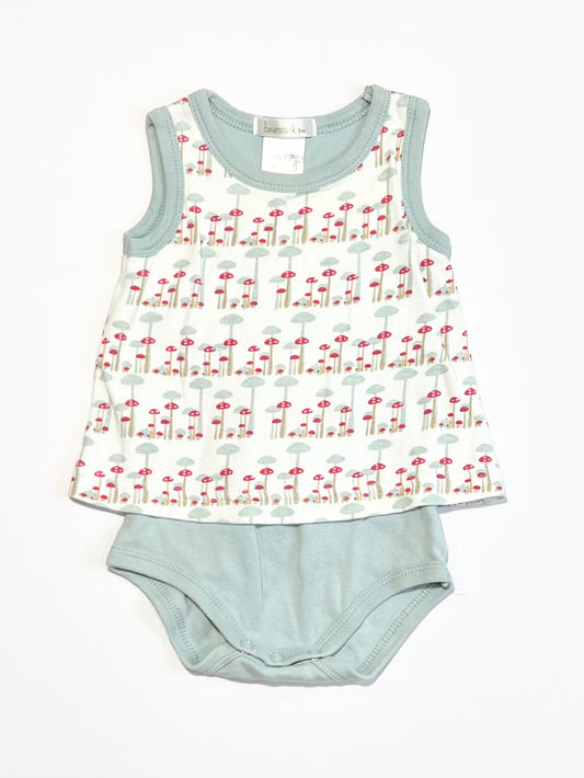 Ribbed mushrooms bodysuit - Size 000