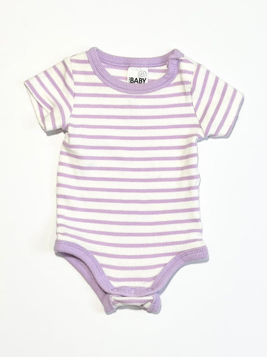 Striped ribbed bodysuit - Size 000