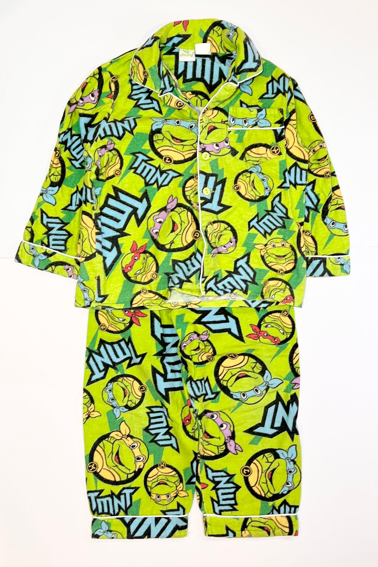 TNMT flannelette pyjamas - Size 4