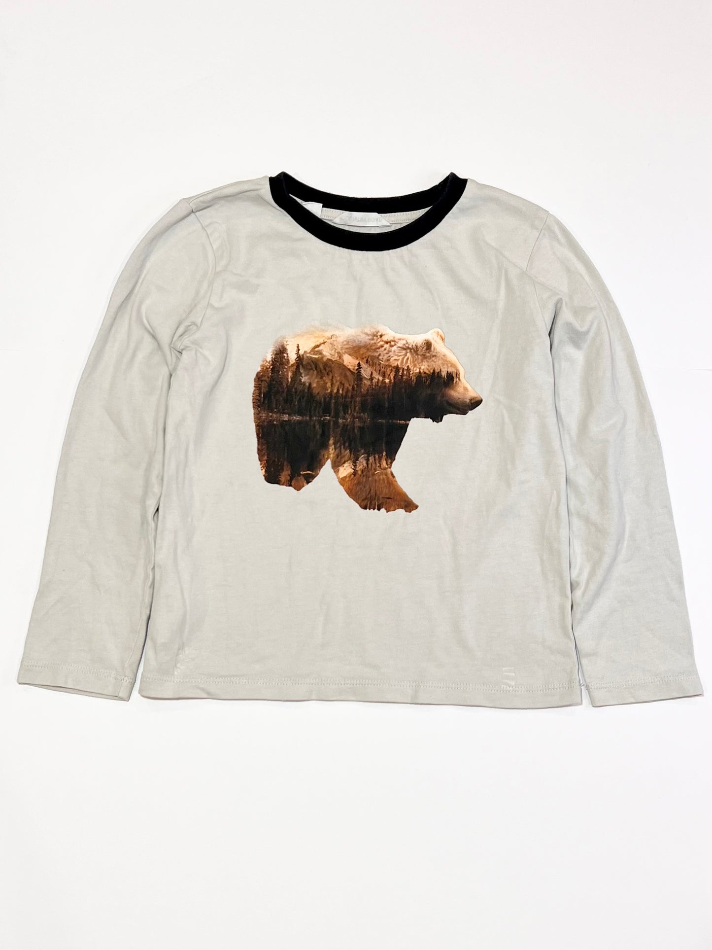 Brown bear top - Size 4-5