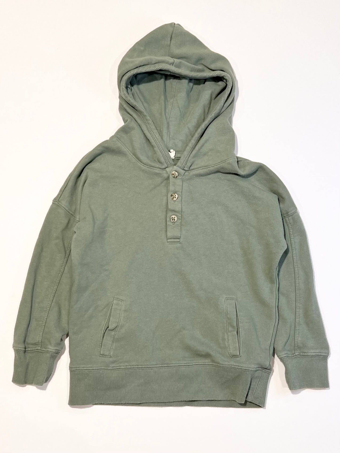 Green button hoodie - Size 4