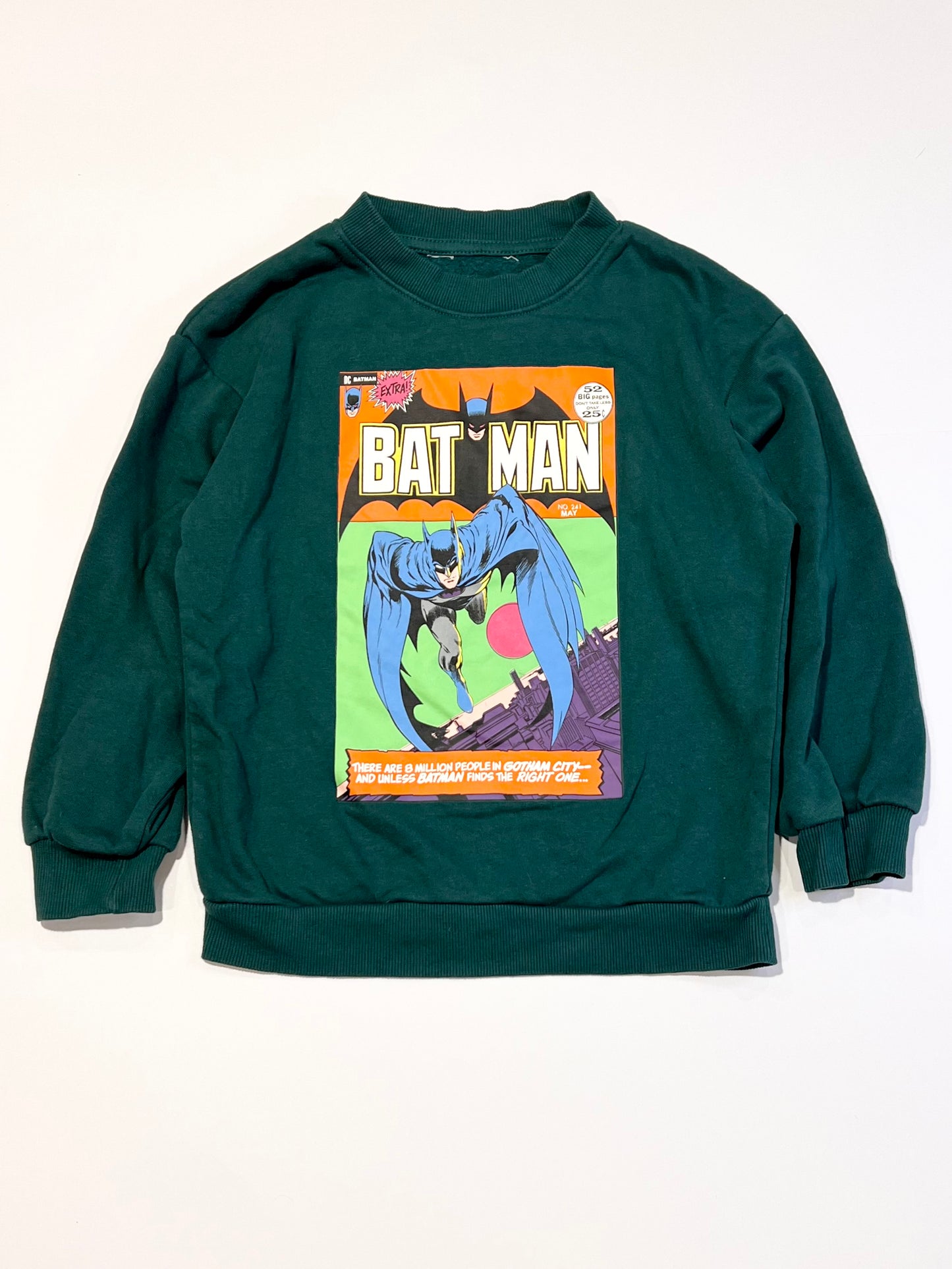 Green Batman sweater - Size 4-6