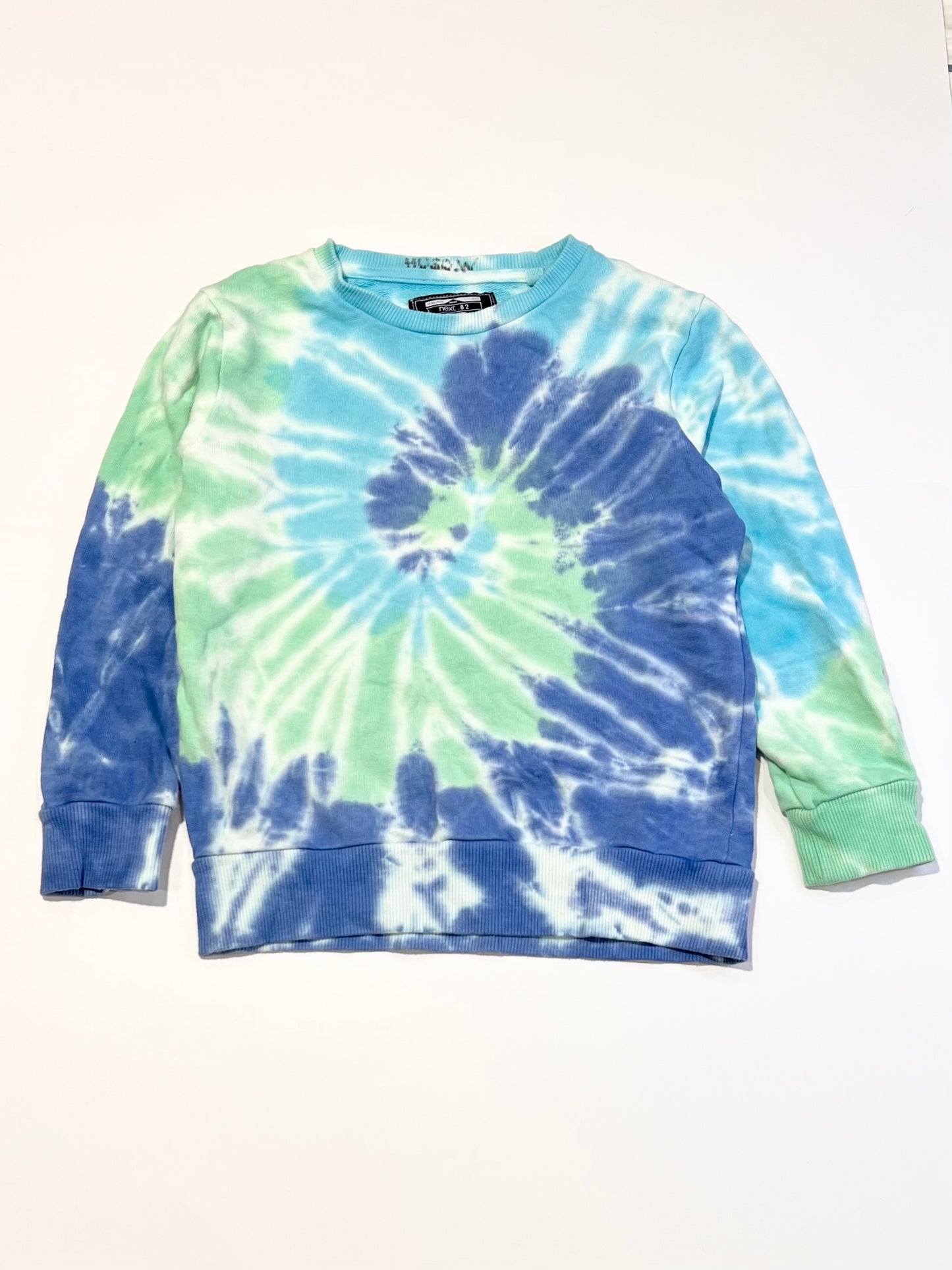Blue tie-dye sweater - Size 4-5
