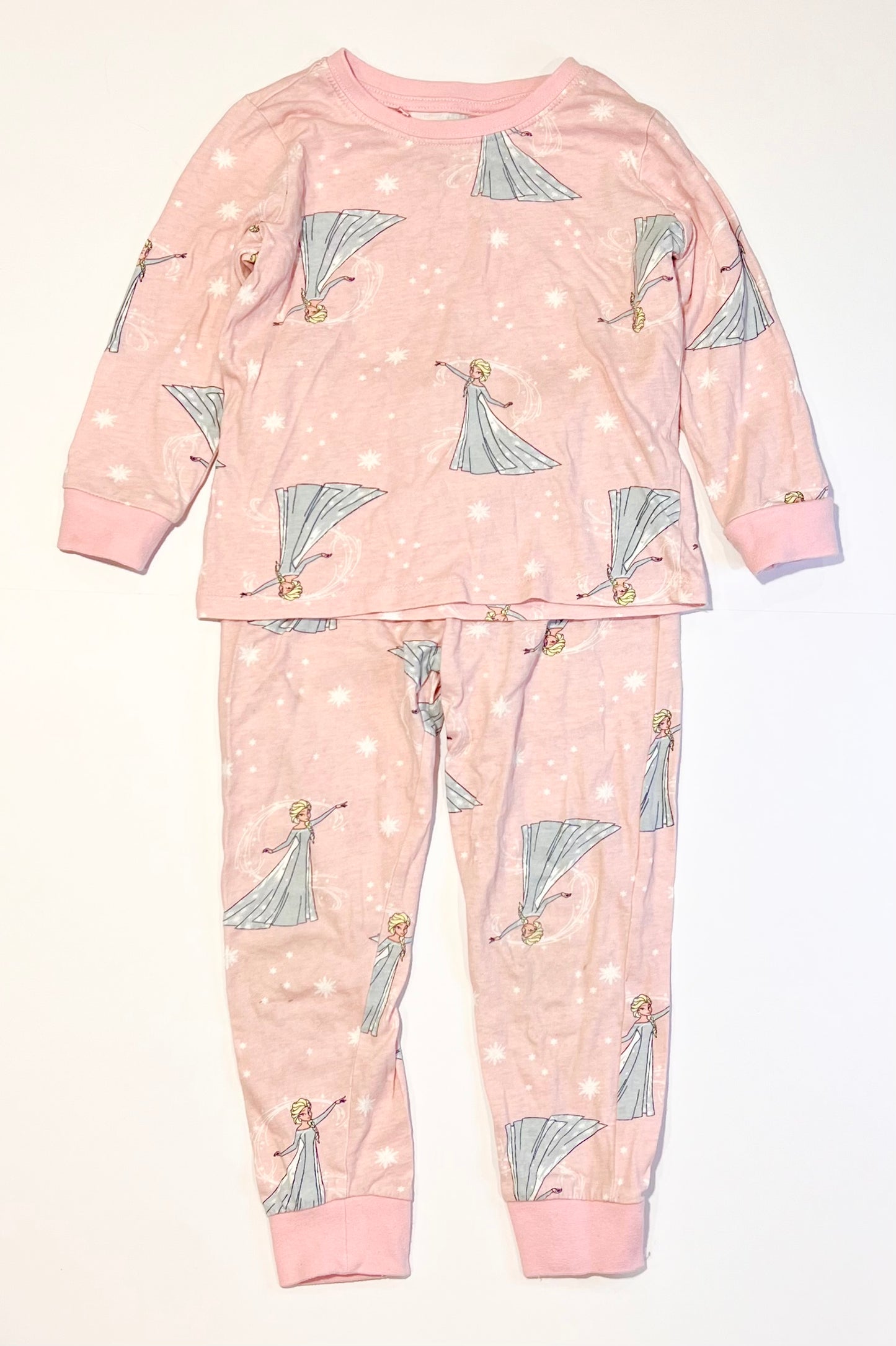 Pink Elsa pyjamas - Size 4