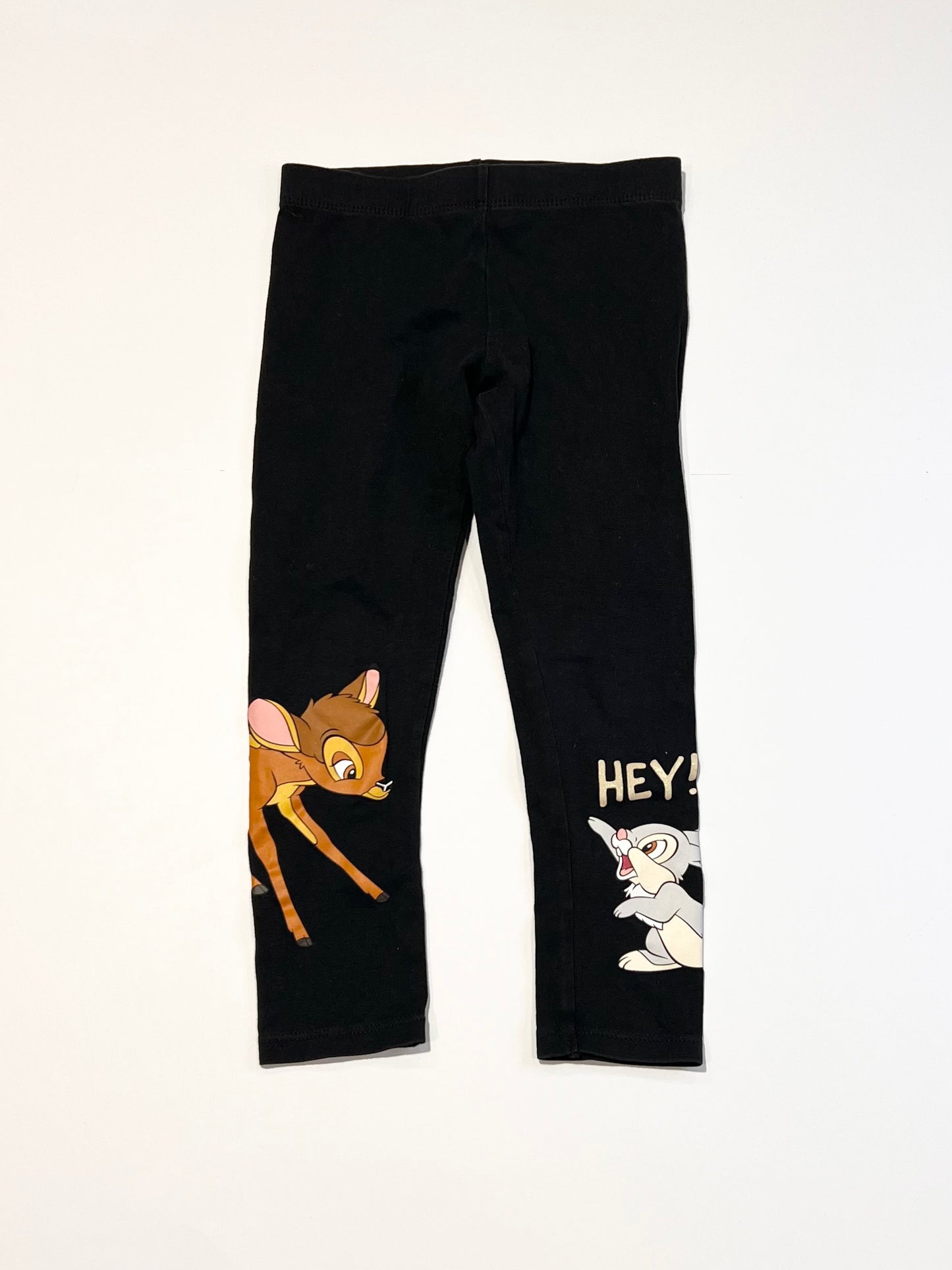 Black Bambi leggings - Size 4-5