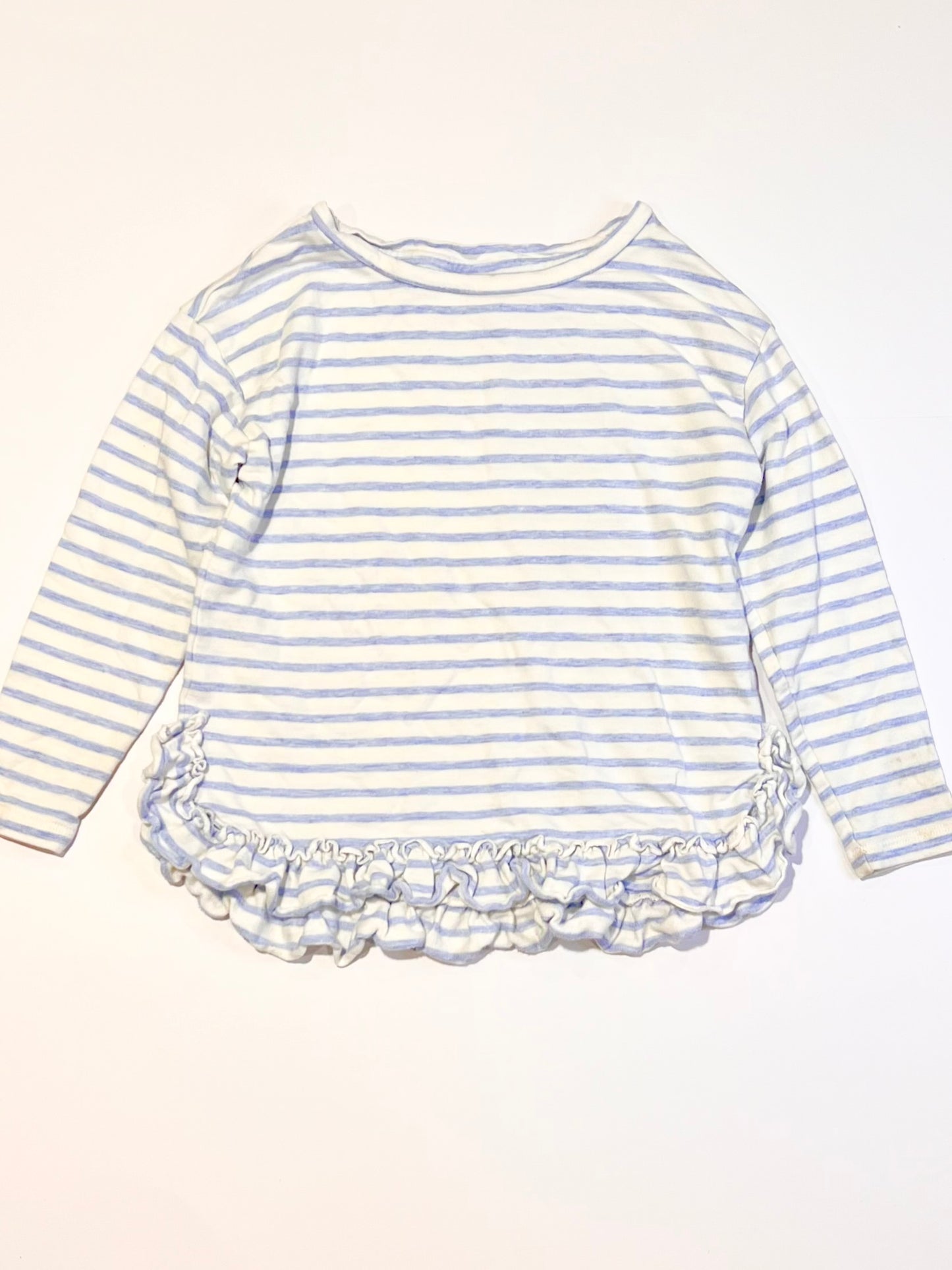 Striped ruffle top - Size 4