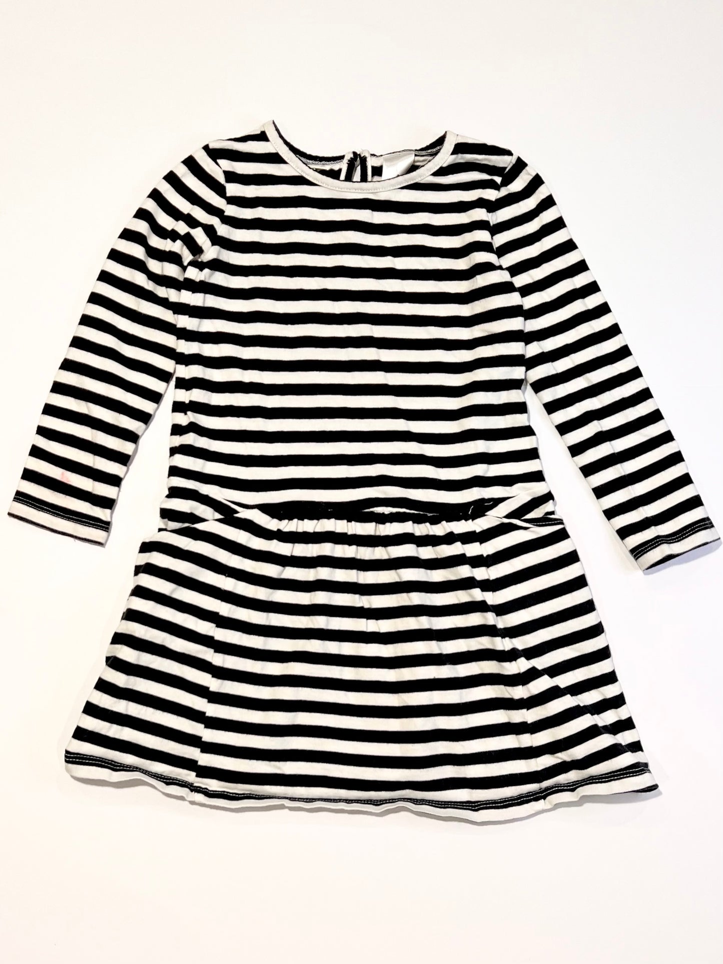 Striped jersey dress - Size 4