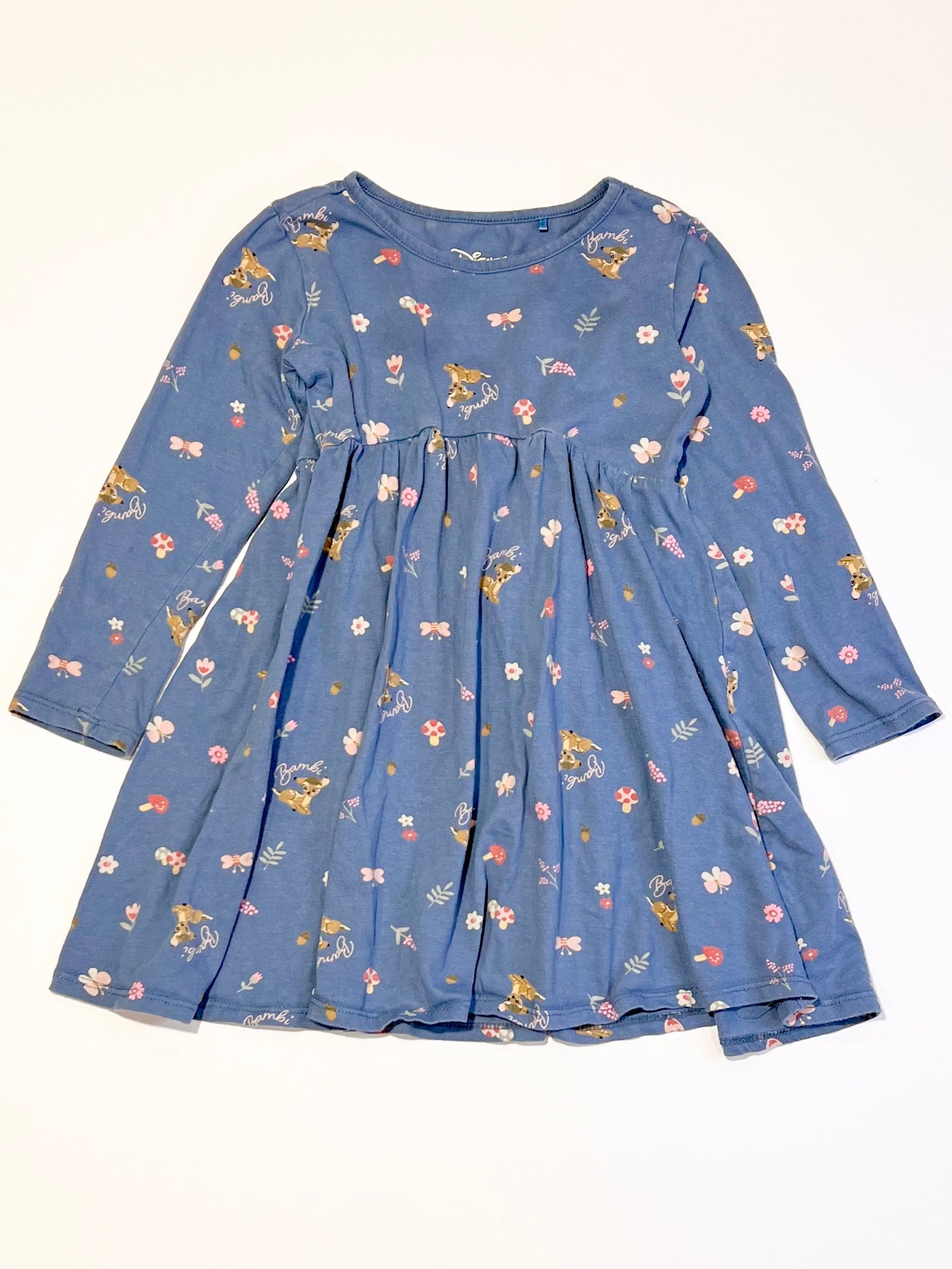 Floral Bambi jersey dress - Size 4