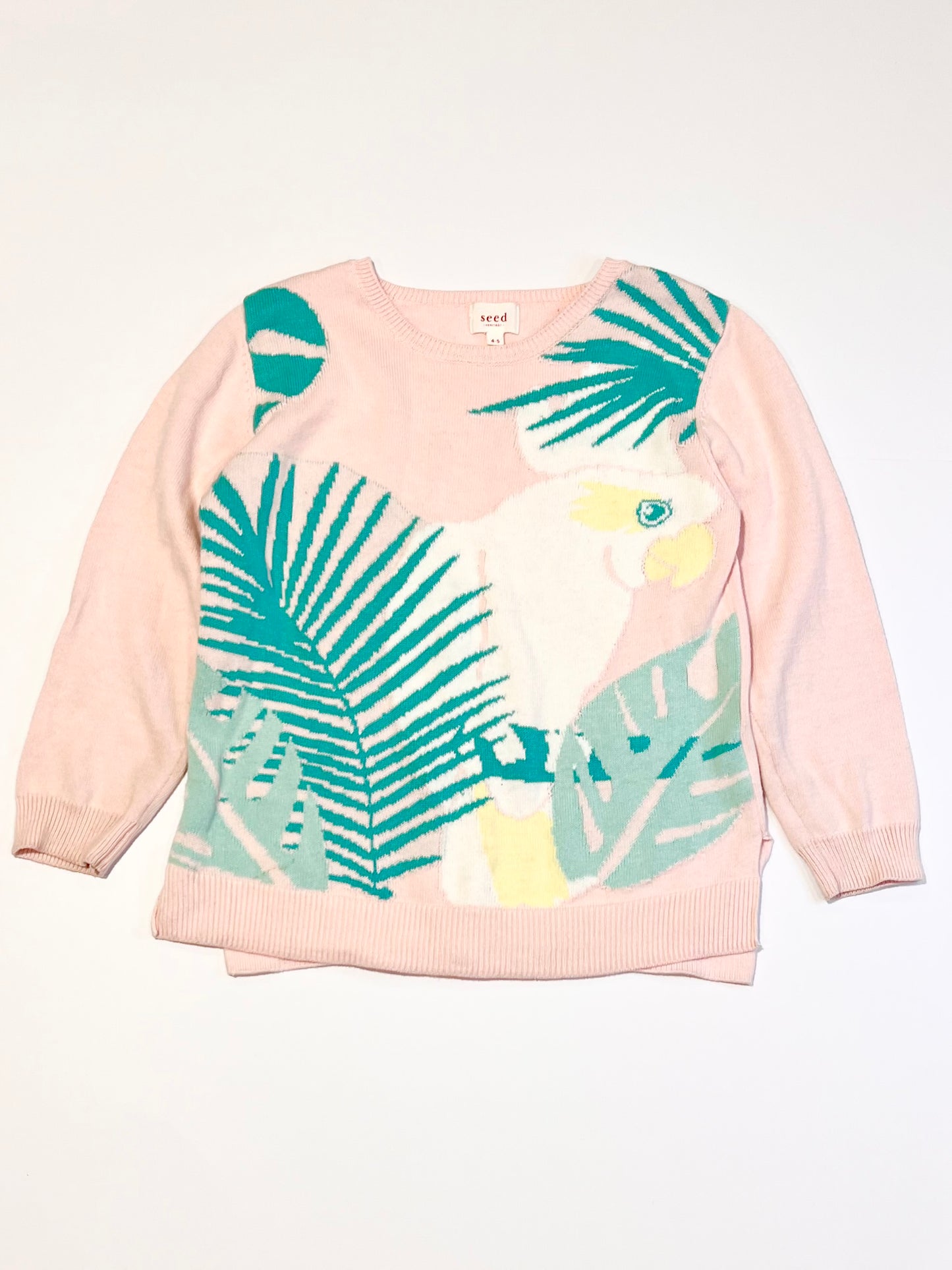 Cockatoo knit jumper - Size 4-5