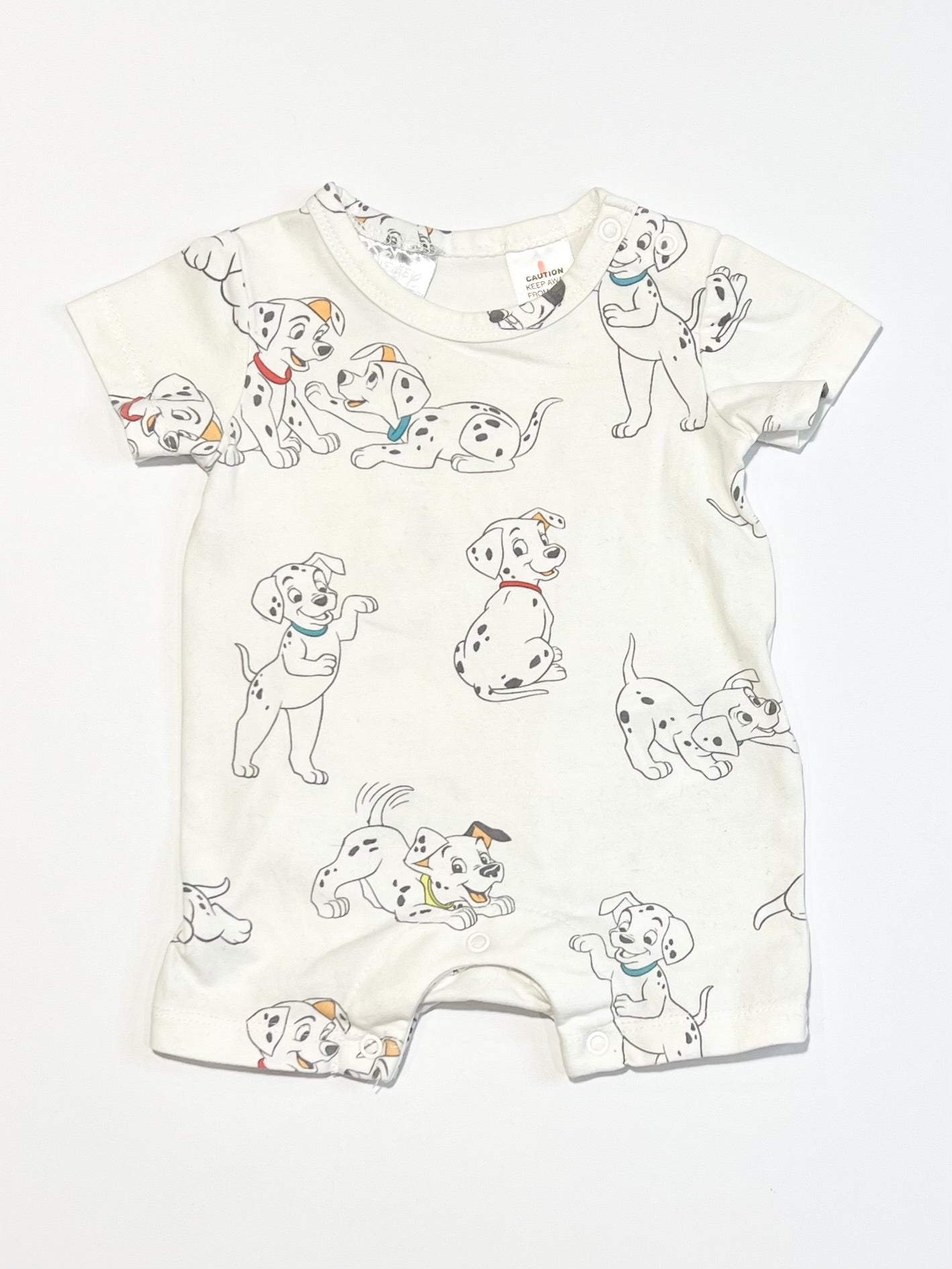 101 Dalmations romper - Size 0000