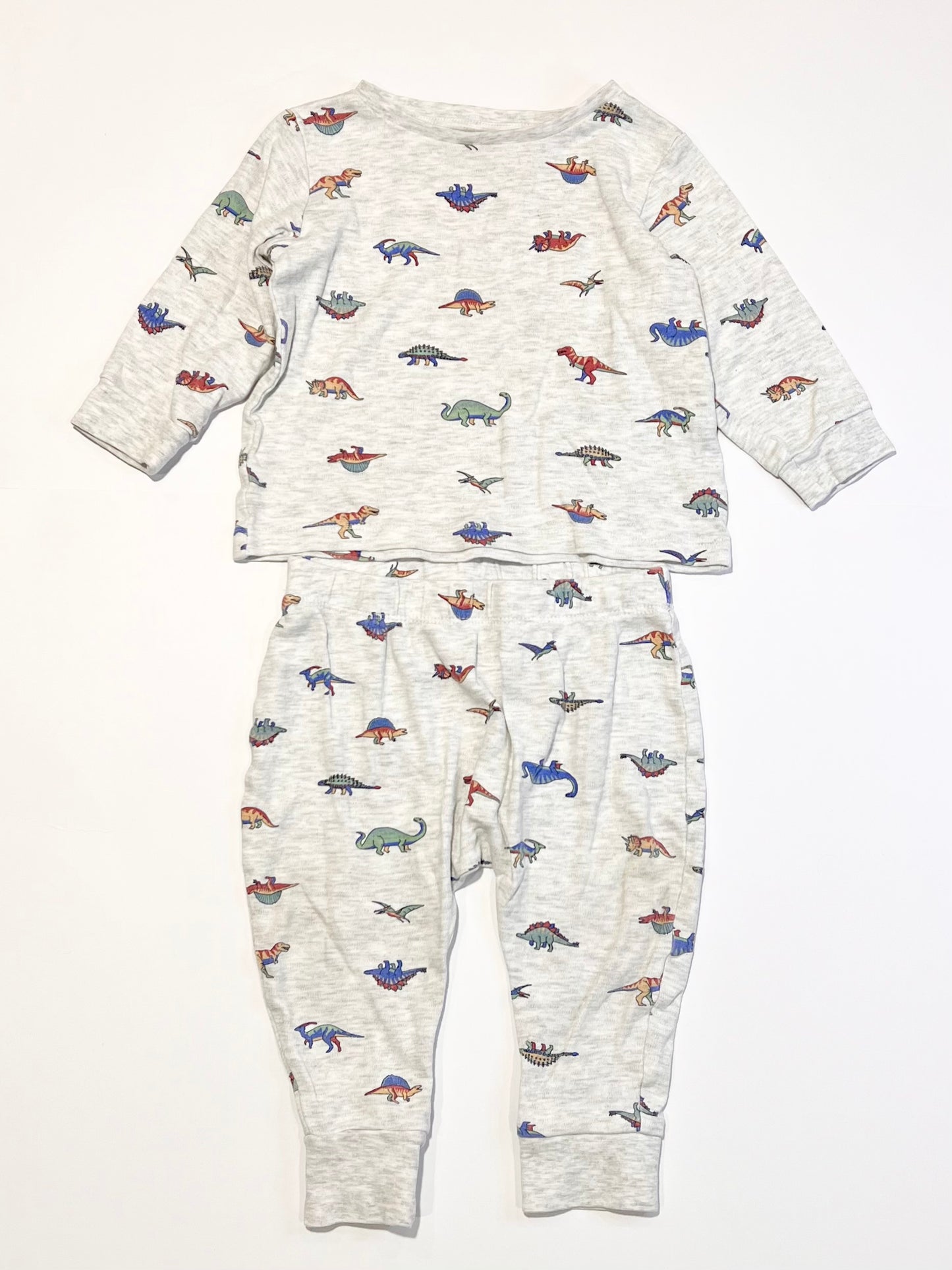 Grey dinosaur pyjamas - Size 1