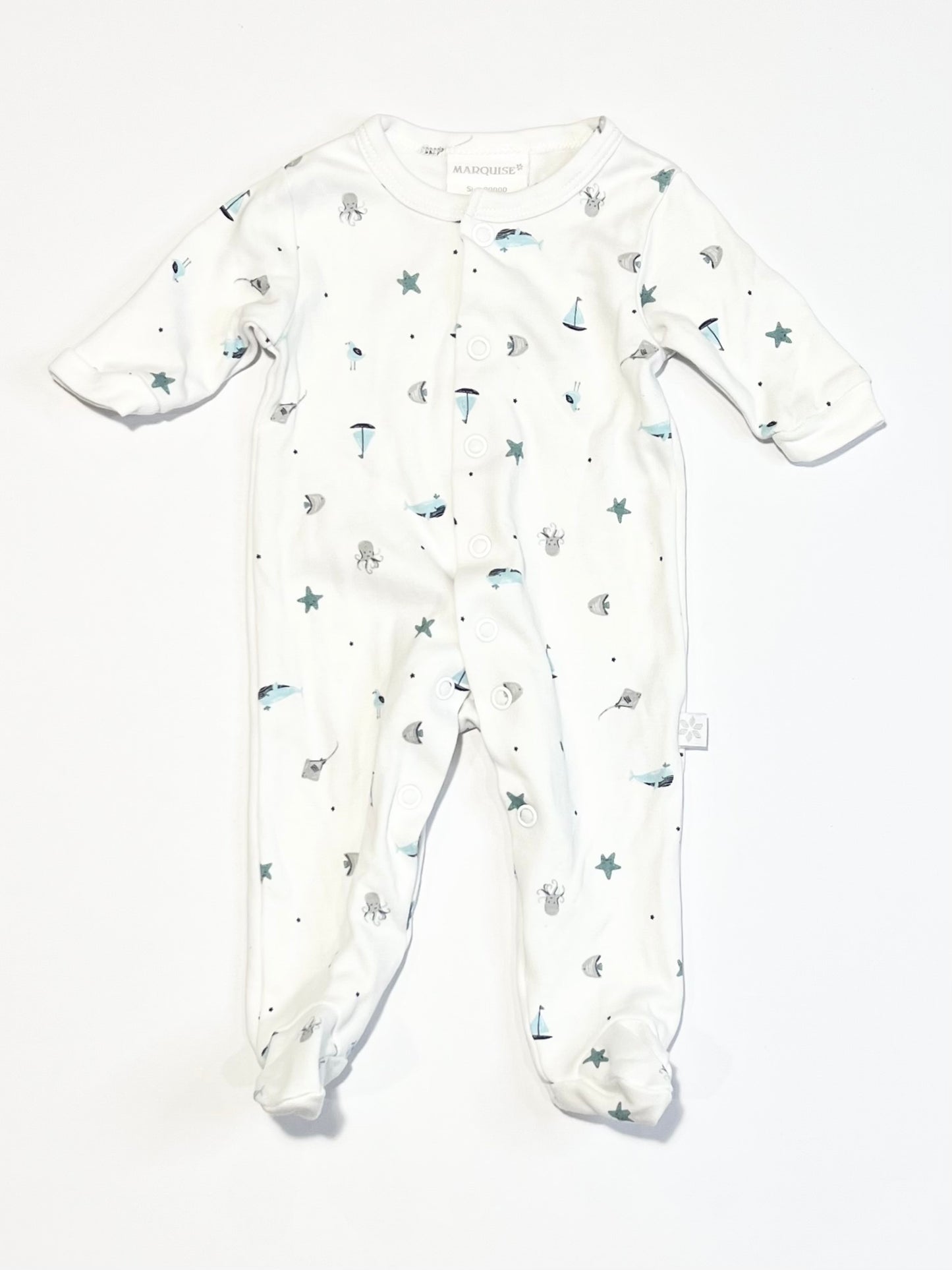 Sea creatures onesie - Size 00000