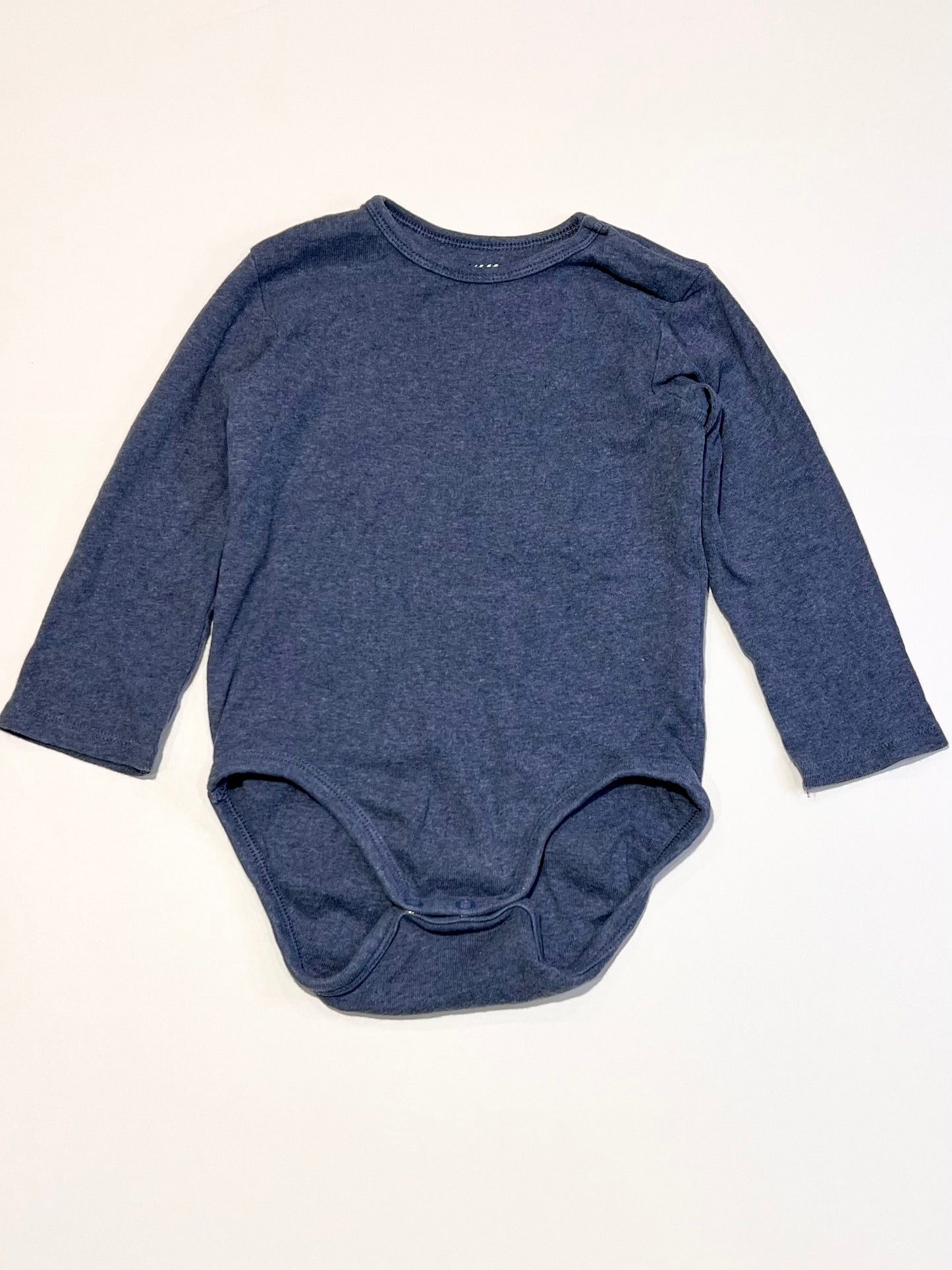 Blue ribbed bodysuit - Size 1