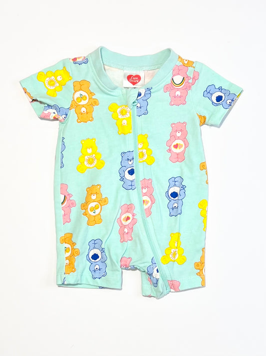 Care Bears zip romper - Size 0000