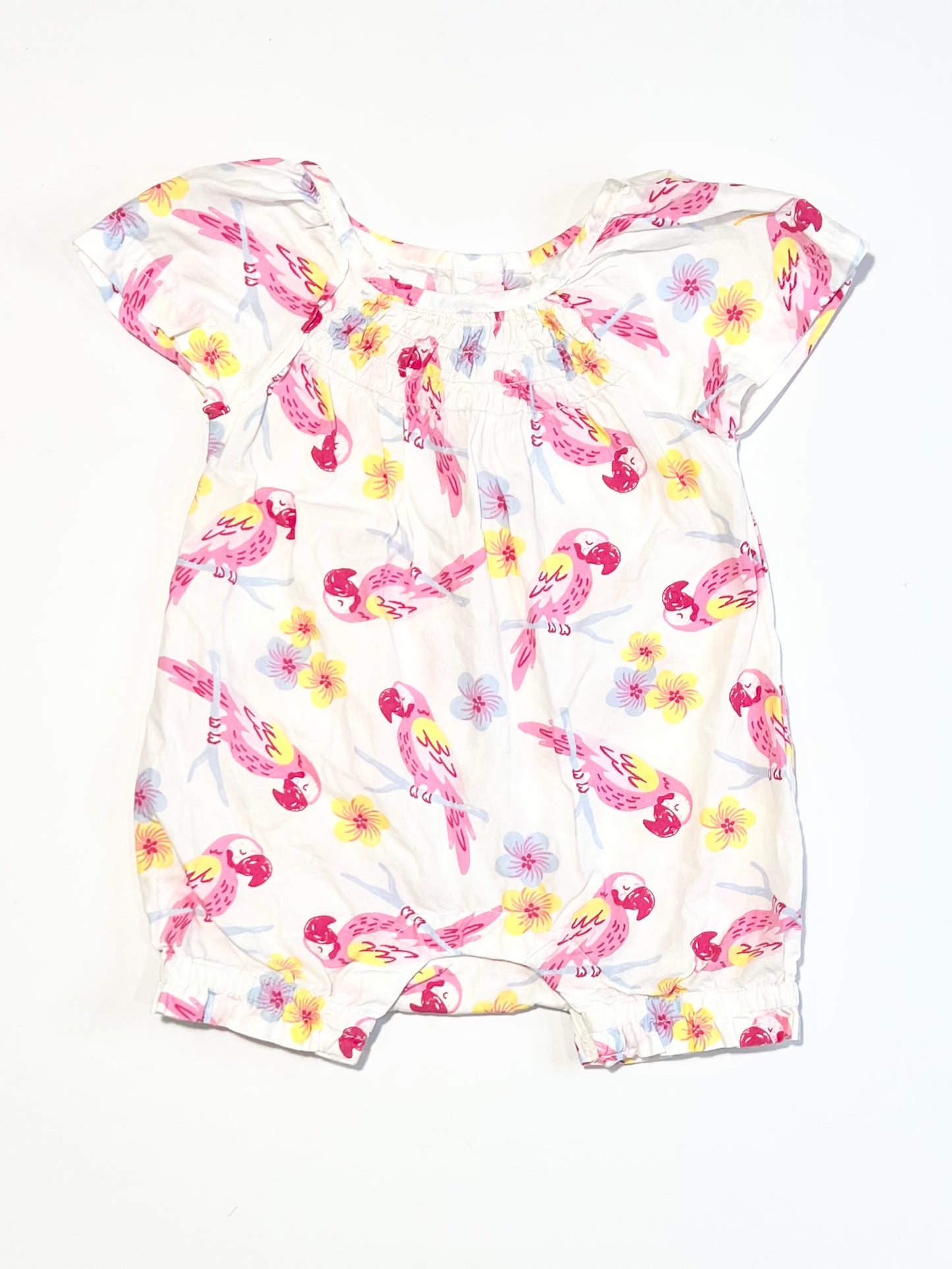 Parrots cotton romper - Size 0000
