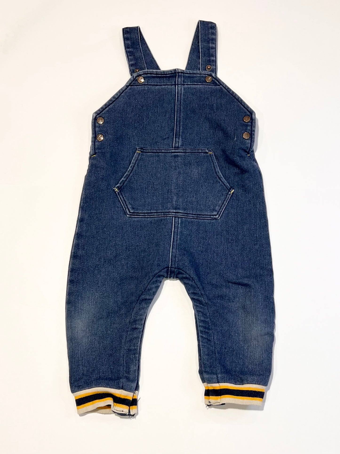 Soft denim overalls - Size 1
