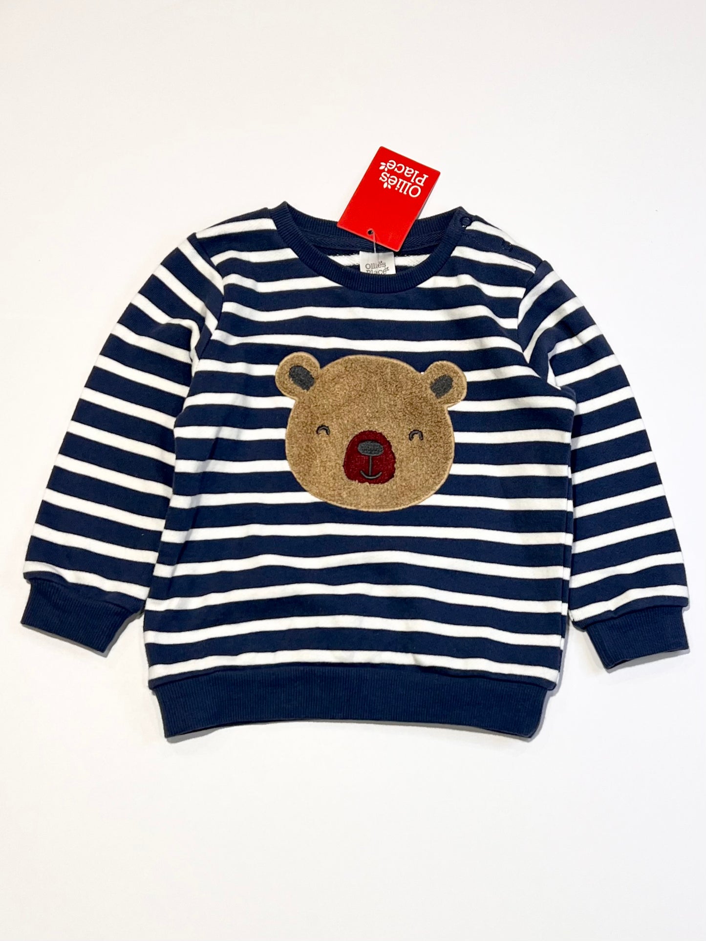 Striped bear sweater brand new - Size 1