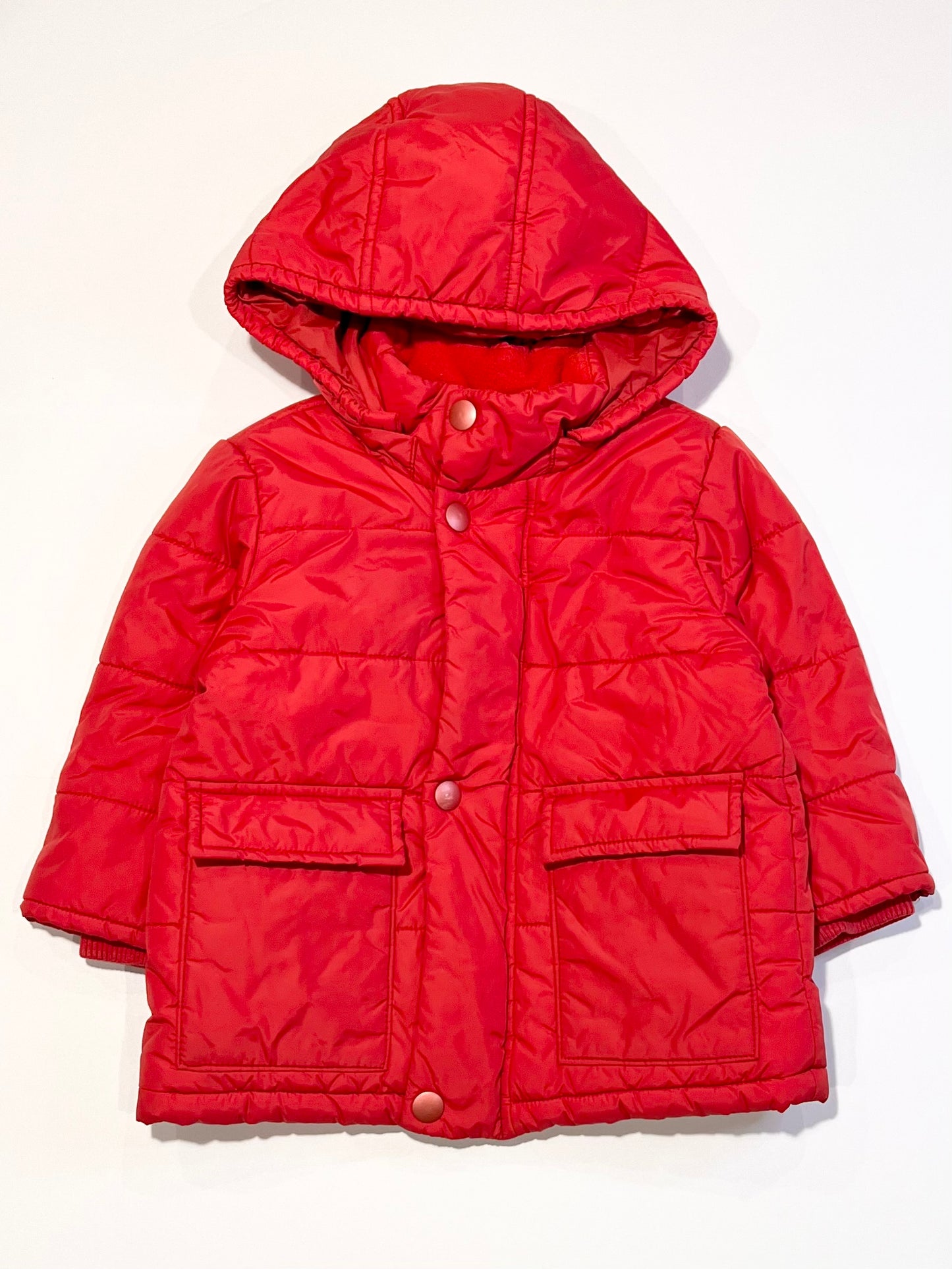 Red puffer jacket - Size 1
