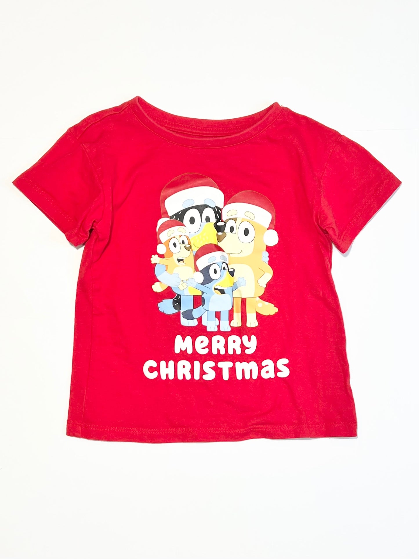 Christmas Bluey tee - Size 4