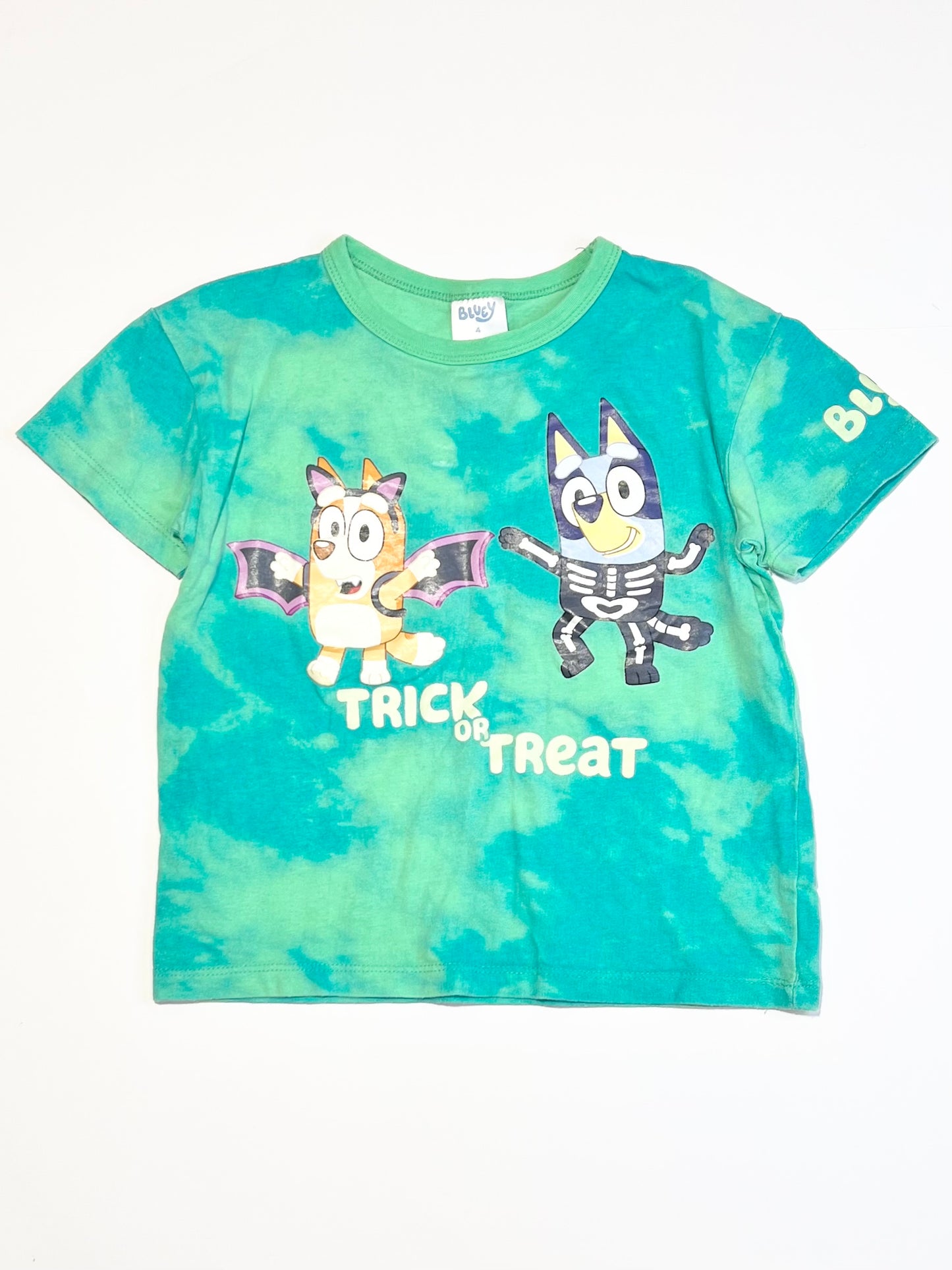 Halloween Bluey tee - Size 4