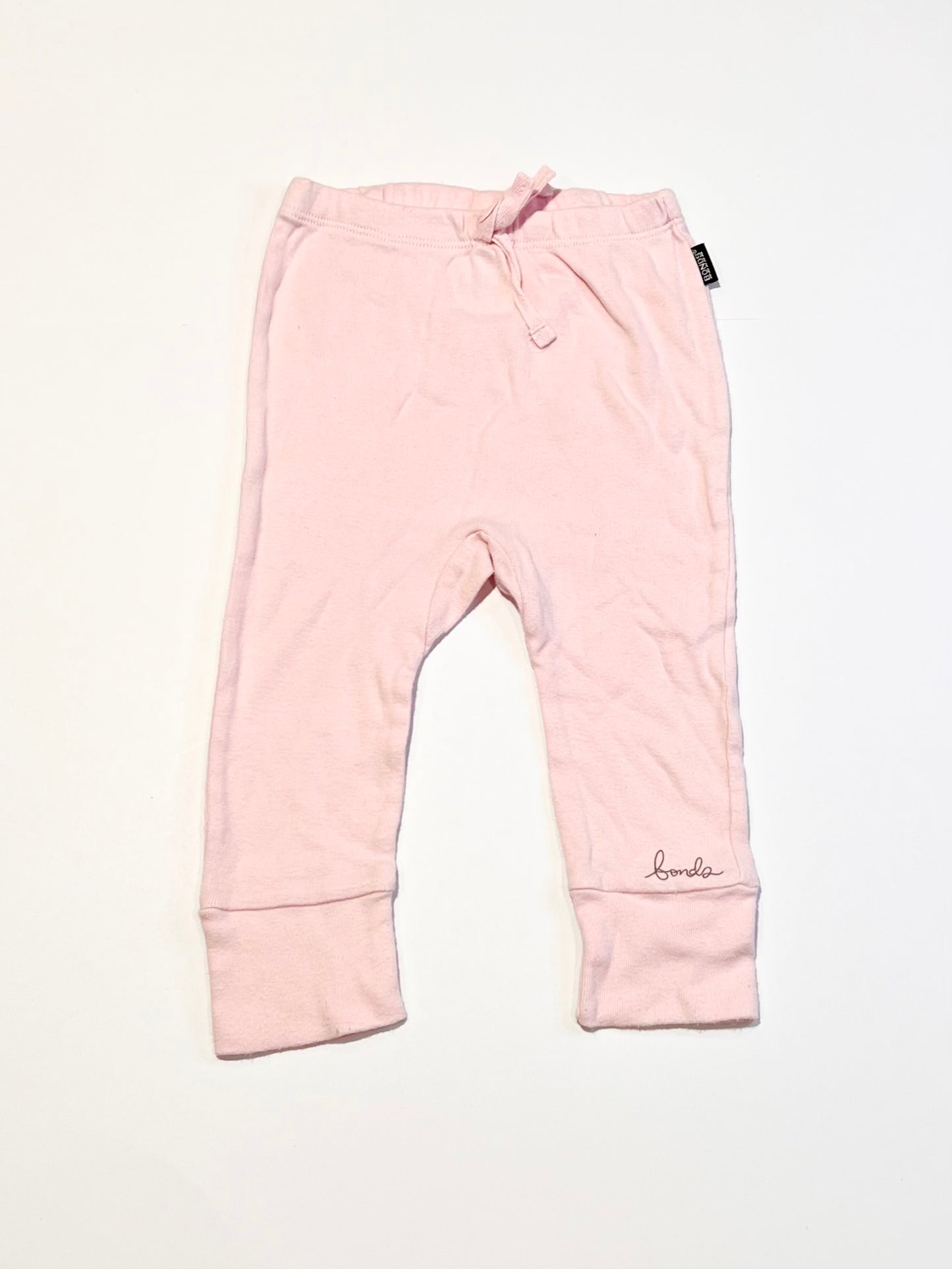 Pink ribbed pants - Size 1