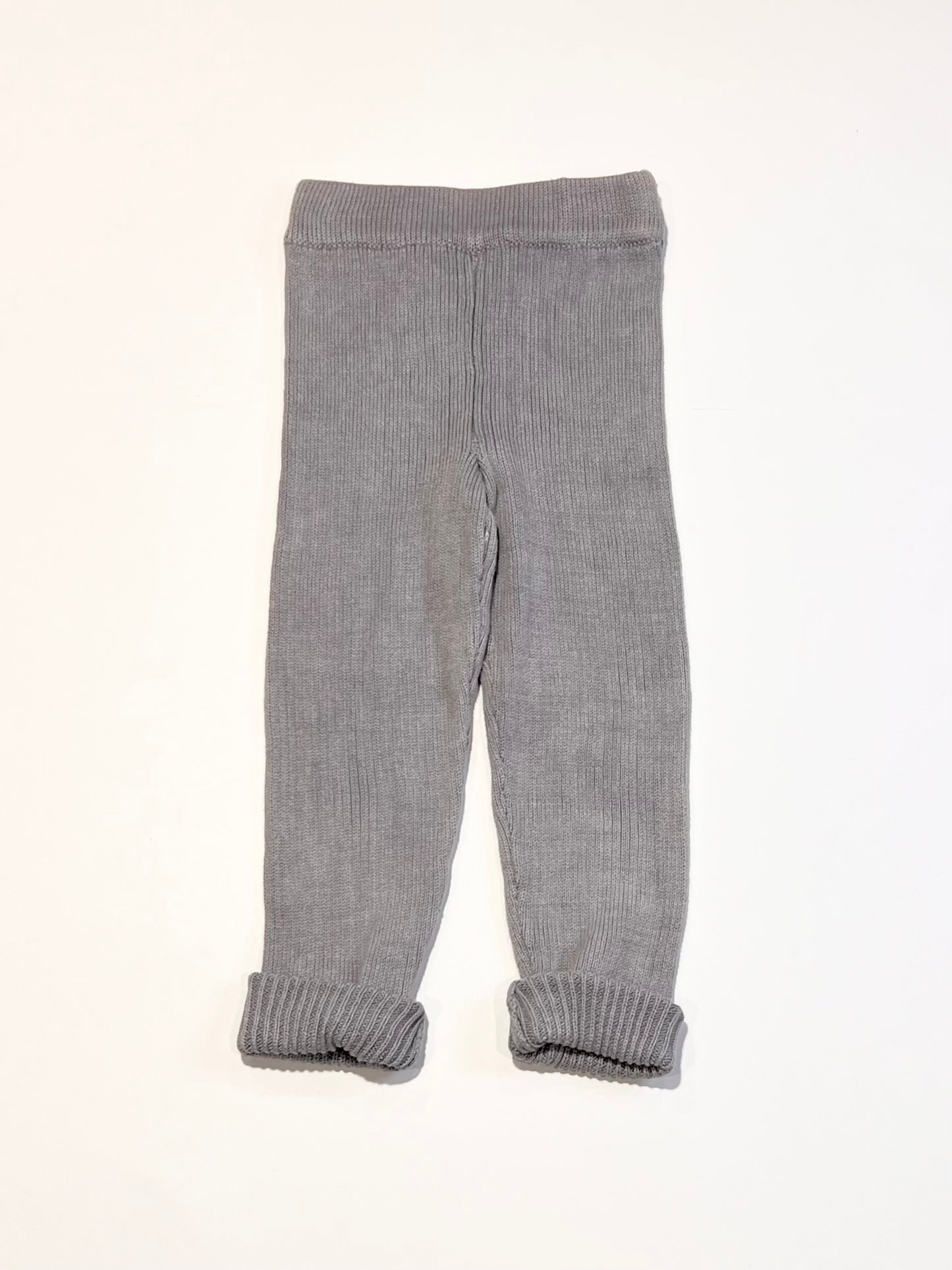 Grey knit pants - Size 0-1