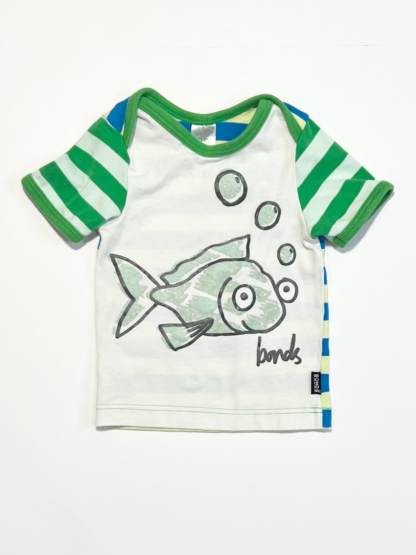 Striped fishy tee - Size 000