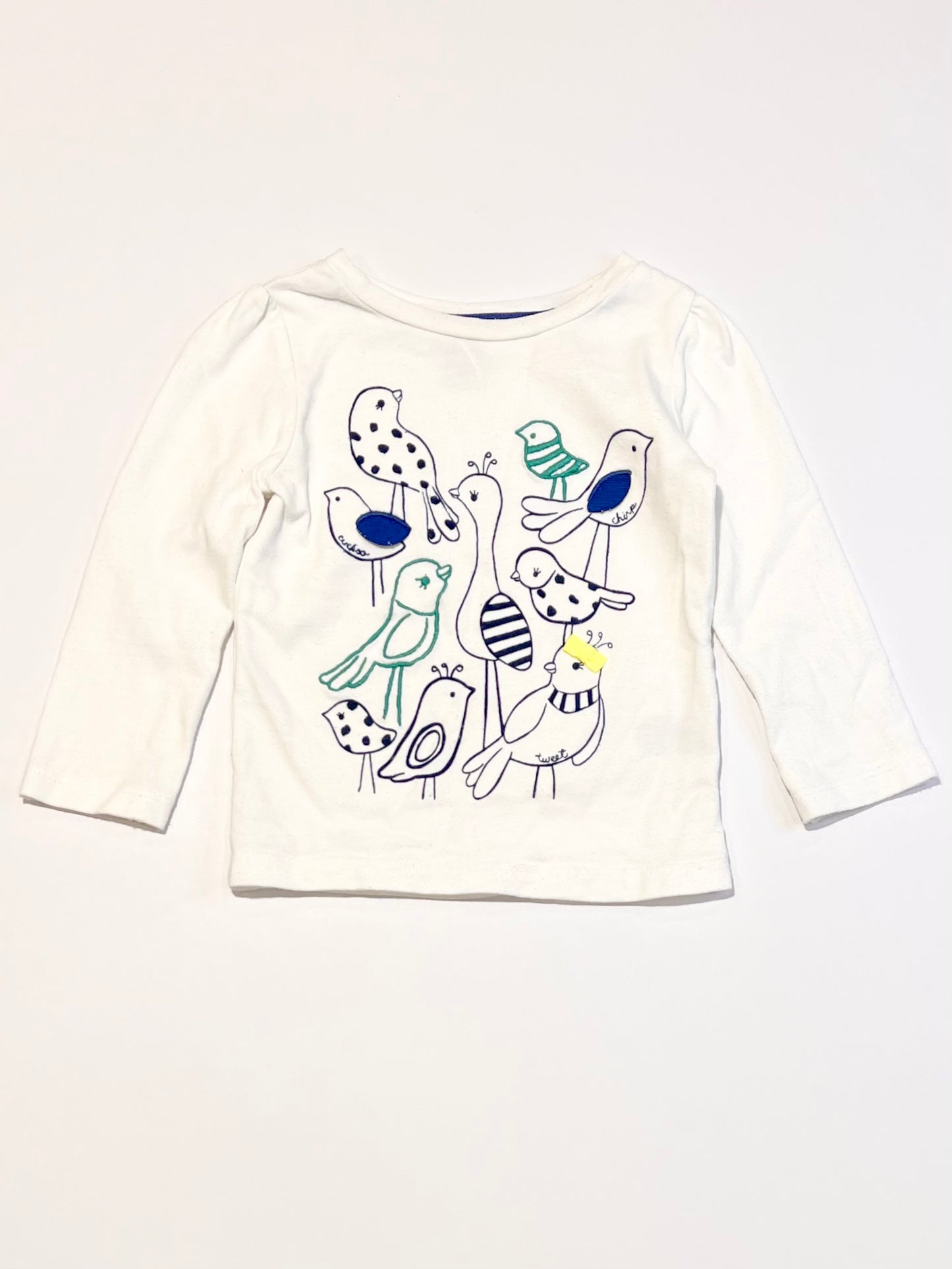 White birds top - Size 1