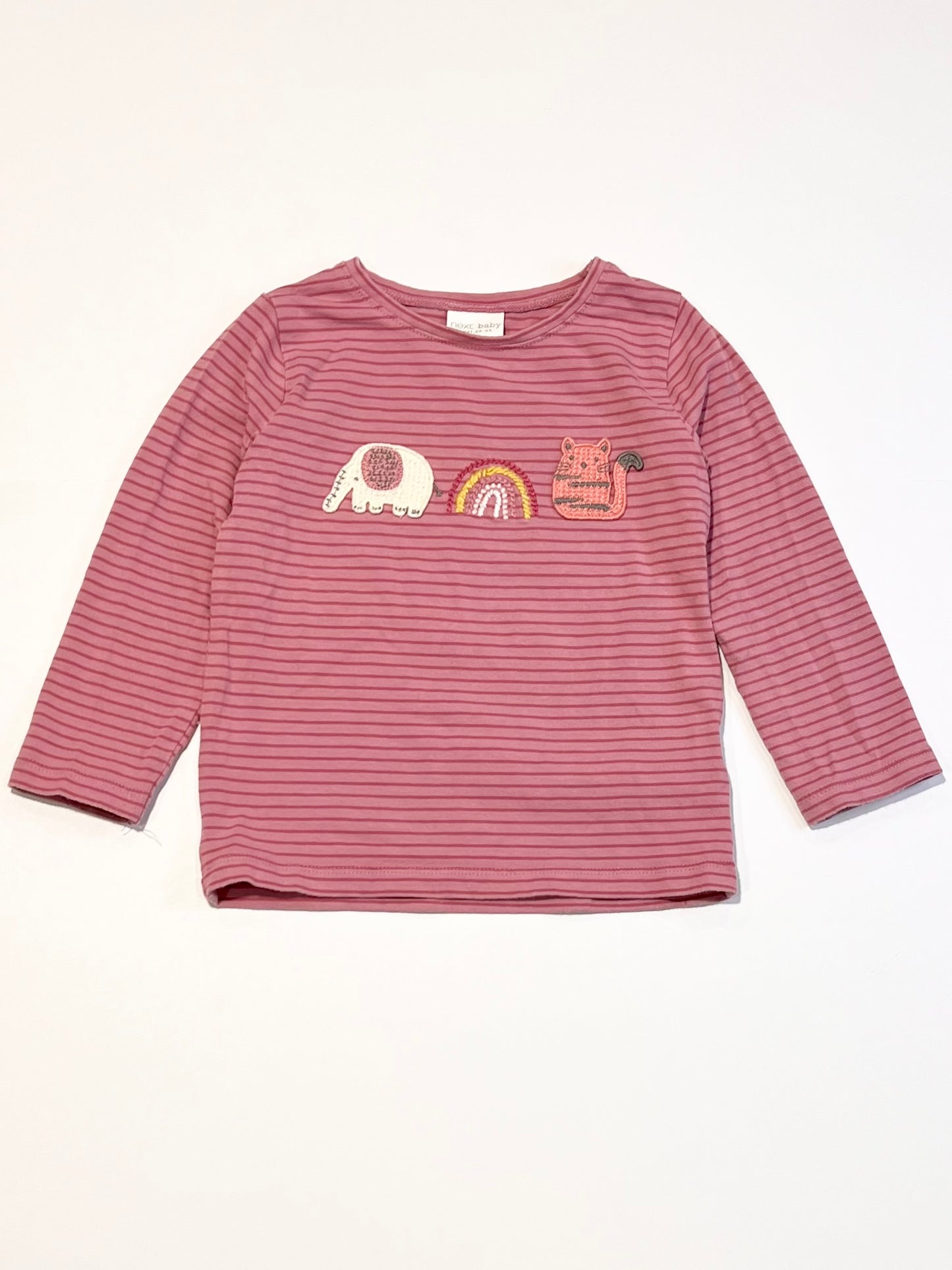Striped animals top - Size 1