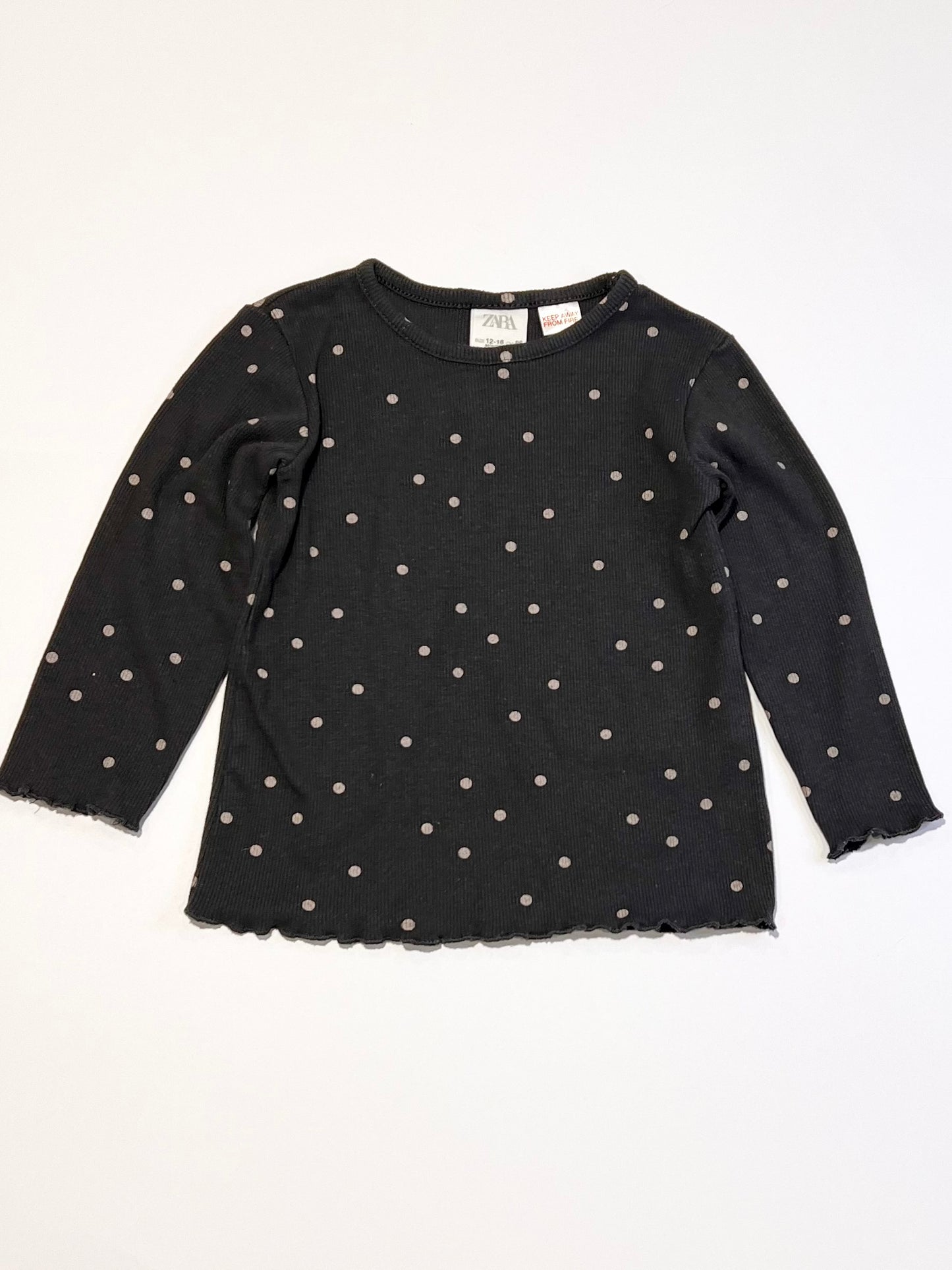 Ribbed spotty top - Size 1