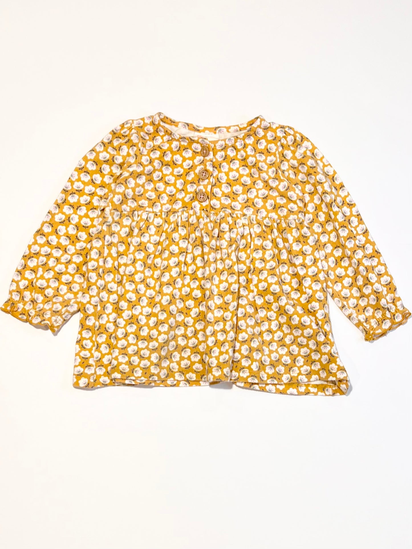 Floral jersey top - Size 1
