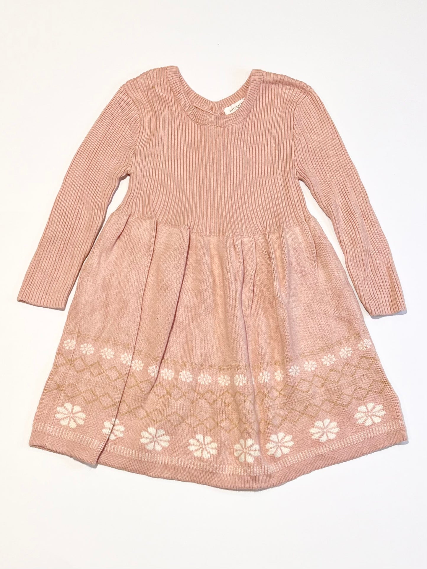 Dusty pink knit dress - Size 1