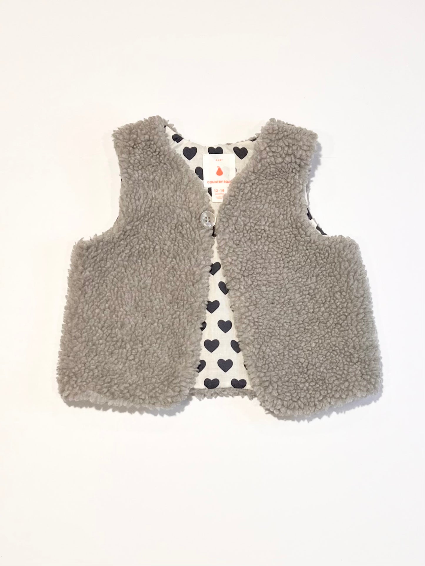 Grey fleece vest - Size 1