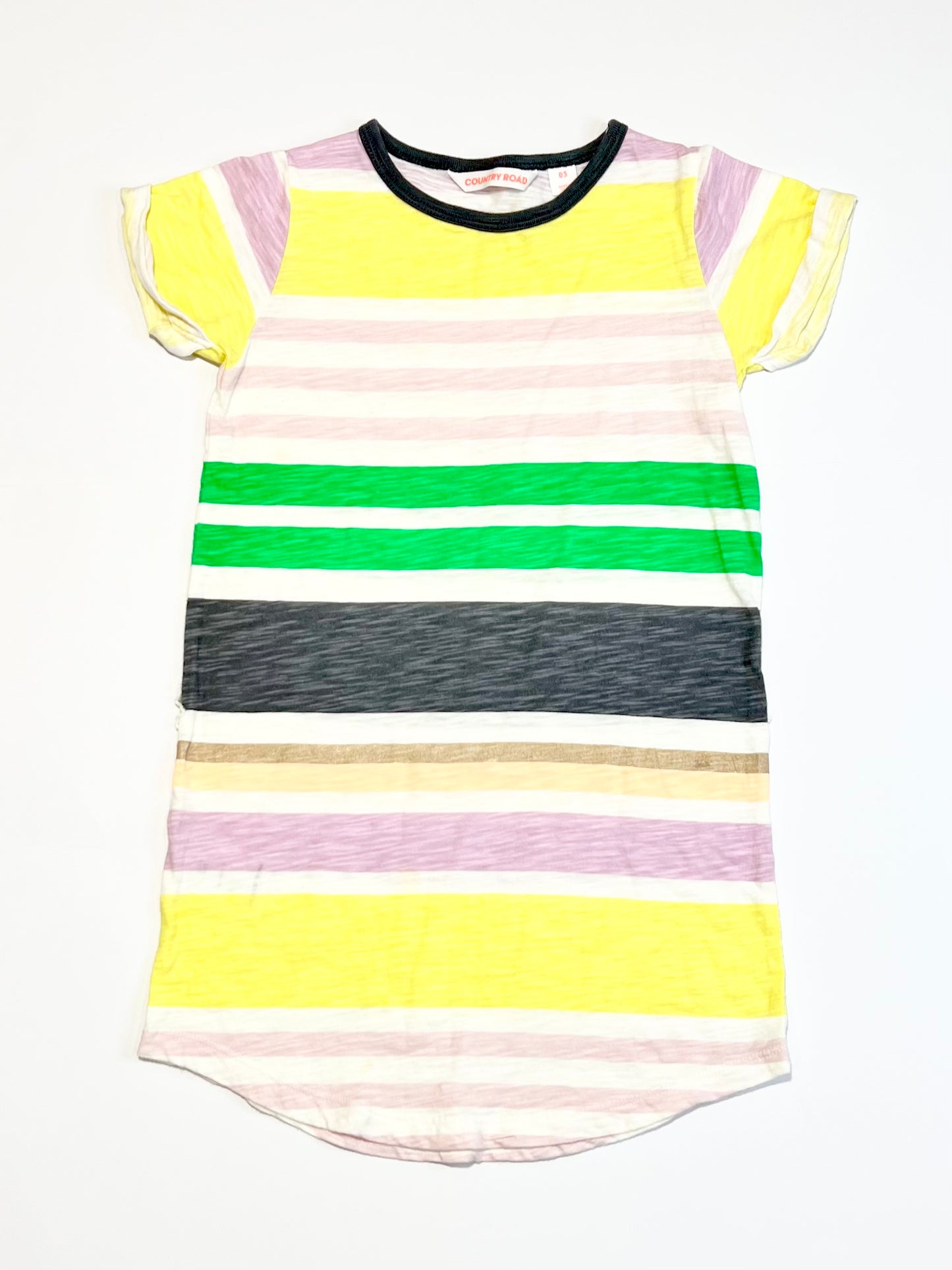 Striped jersey dress - Size 3