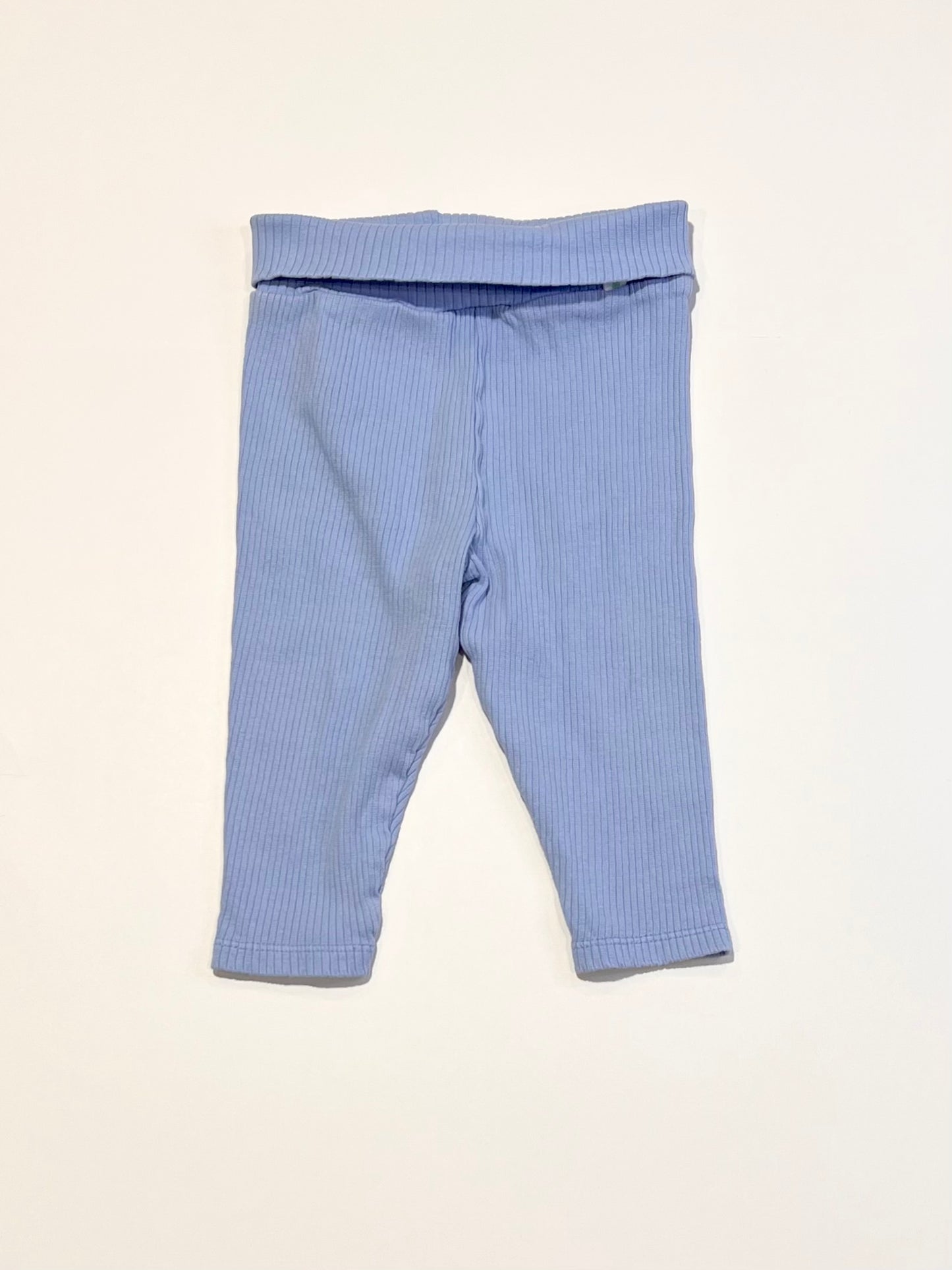 Blue ribbed leggings - Size 0